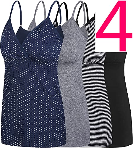 O-stripe/Black/Navy Dot/Dark Grey 4pcs