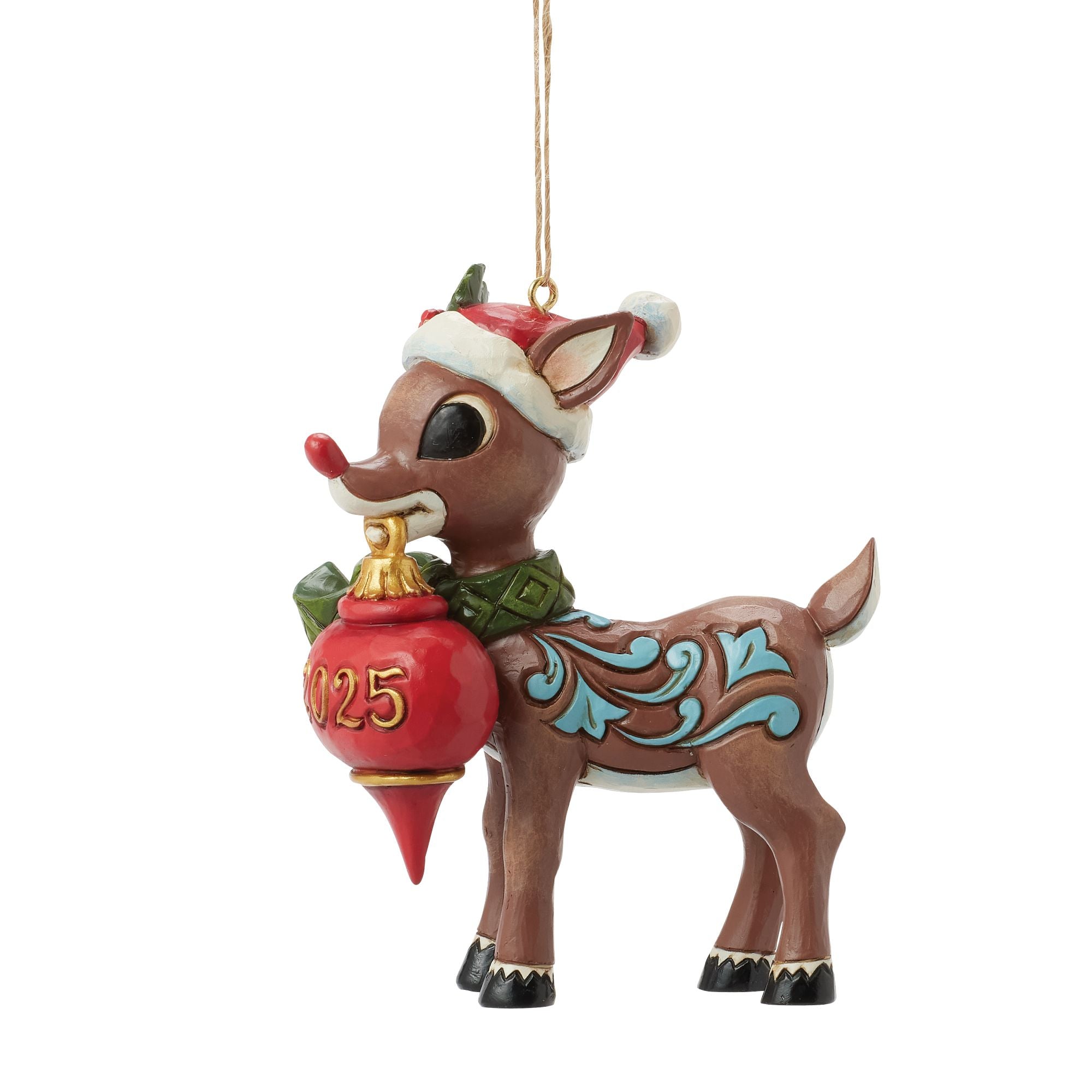 Rudolph 2025 Christmas Ornament - Festive Holiday Decor for Tree, Gift, and Home
