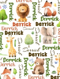 Custom Baby Name Blanket