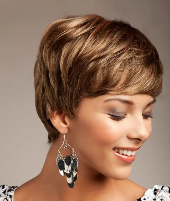 Success Mono Wig for Women - Natural Looking Synthetic Hairpiece for Cosplay, Costume & Daily Wear - Perfect for Halloween, Parties & Everyday Style