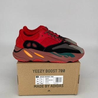 Adidas Yeezy 700 'Hi-Res Red' Men's Sneakers - Size 8 (HQ6979) | Boost Comfort for Running, Gym & Casual Wear