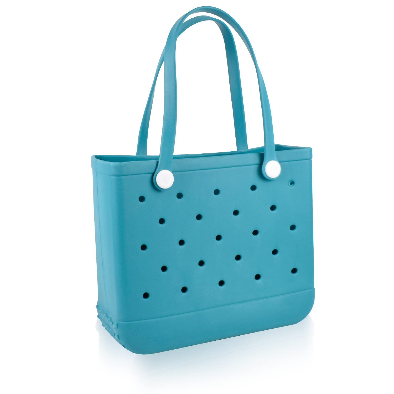 Waterproof Washable Beach Tote Bag - Durable Lightweight Travel Tote for Women, Large Open Shoulder Bag for Beach, Pool, Gym, Shopping & Vacation (15x13x5 Inches) - Perfect for Summer Travel, Sports & Outdoor Activities