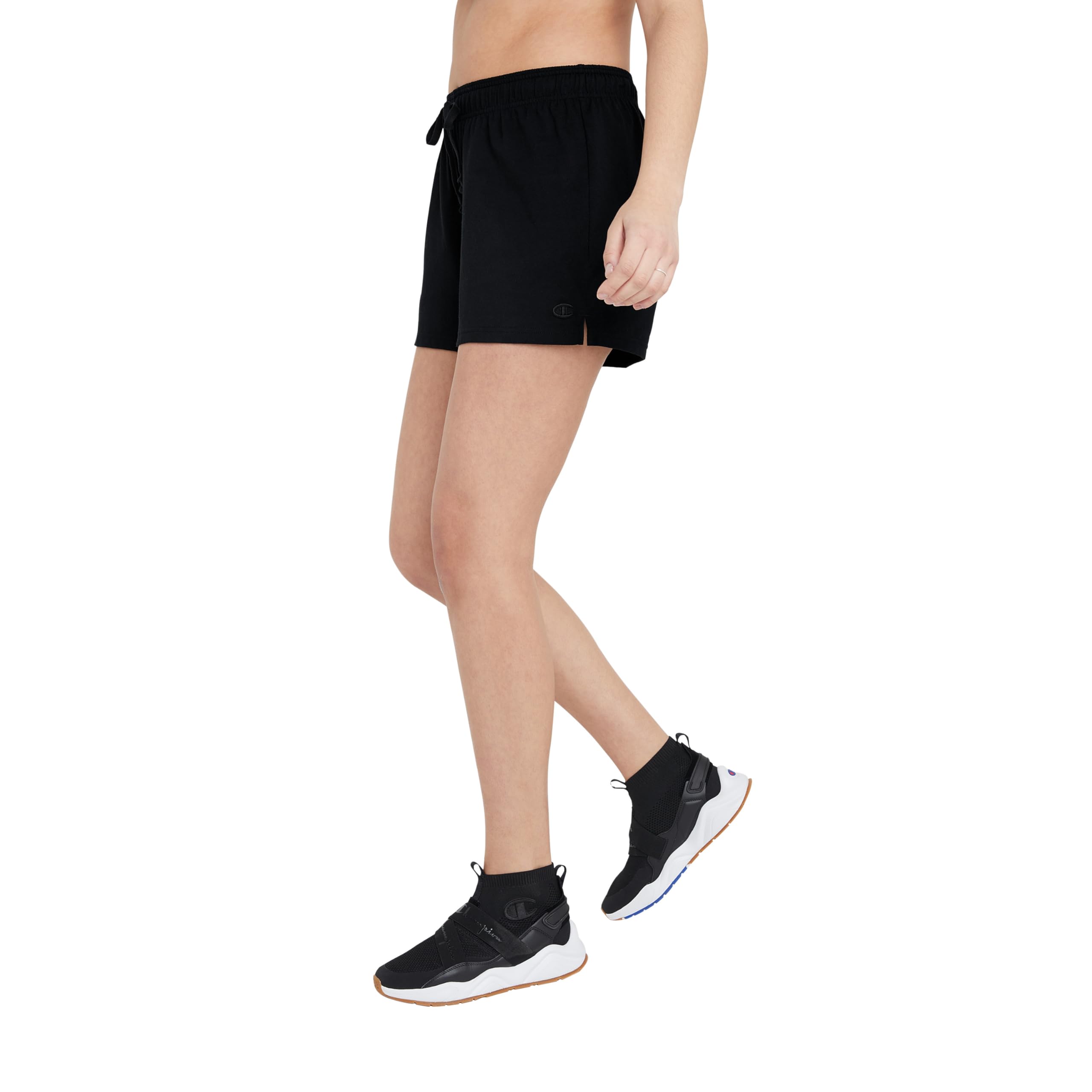 Champion Women's Lightweight Lounge Shorts - Soft Jersey Comfortable Athletic Shorts for Women (Plus Size Available) - Perfect for Yoga, Running, and Casual Wear