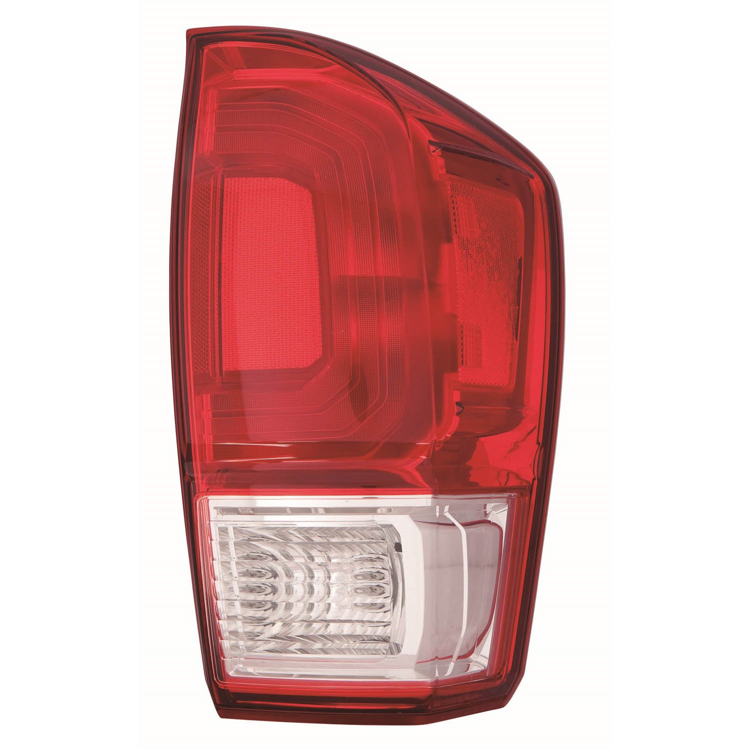 CRSHL11864 Replacement Red Passenger Side Tail Light Assembly with Red Bezel - Compatible with Various Car Models | Perfect for Night Driving & Enhanced Vehicle Safety
