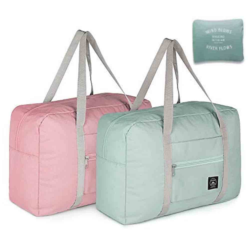 2 Pack Travel Duffle Bags for Spirit Airlines Personal Item - Underseat Carry-on Weekender Luggage for Women | Perfect for Weekend Getaways, Business Trips & Air Travel Accessories