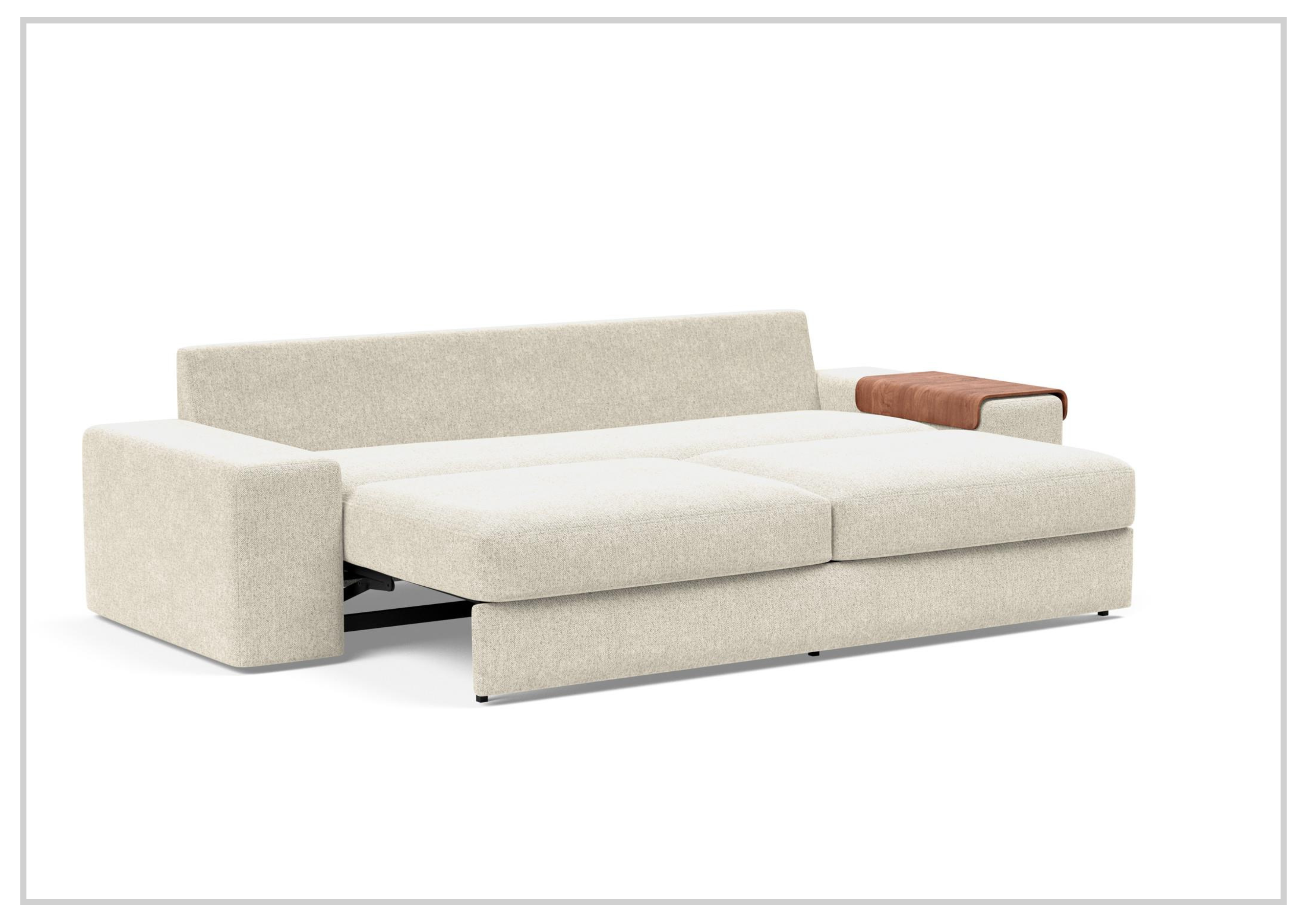 Innovation Living Vilander Full-Size Fabric Sofa Bed - Convertible Sleeper Sofa for Small Spaces, Guest Room & Apartment Living | Comfortable Modern Futon with Storage