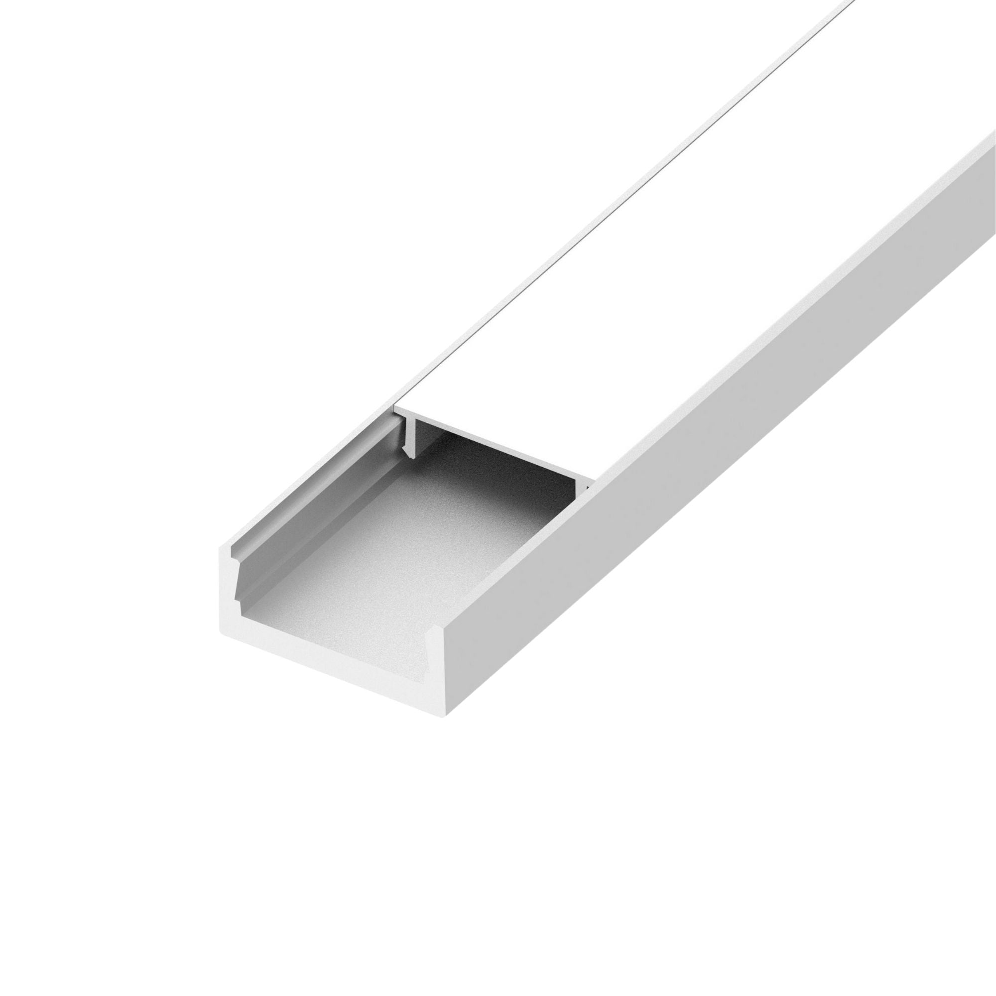 48 Slim Channel LED Light Bar with Frosted Lens - Black - Perfect for Off-Road Trucks, ATVs, and Marine Boats Lighting