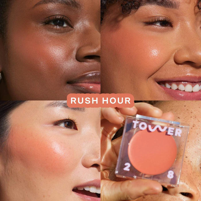 Tower 28 BeachPlease Lip + Cheek Cream Blush - Vegan & Cruelty-Free Tinted Balm for Natural Flush | Perfect for Everyday Wear & On-The-Go Touch Ups