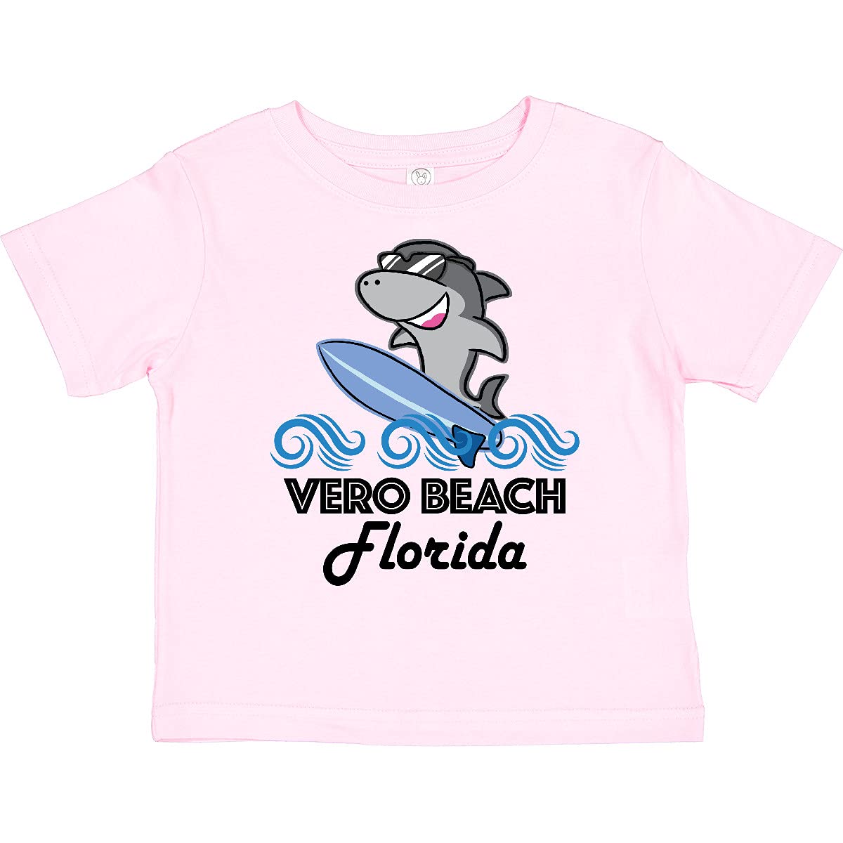 Funny Shark Toddler T-Shirt - Vero Beach Florida Vacation Design by Inktastic | Perfect for Beach Trips & Summer Outfits