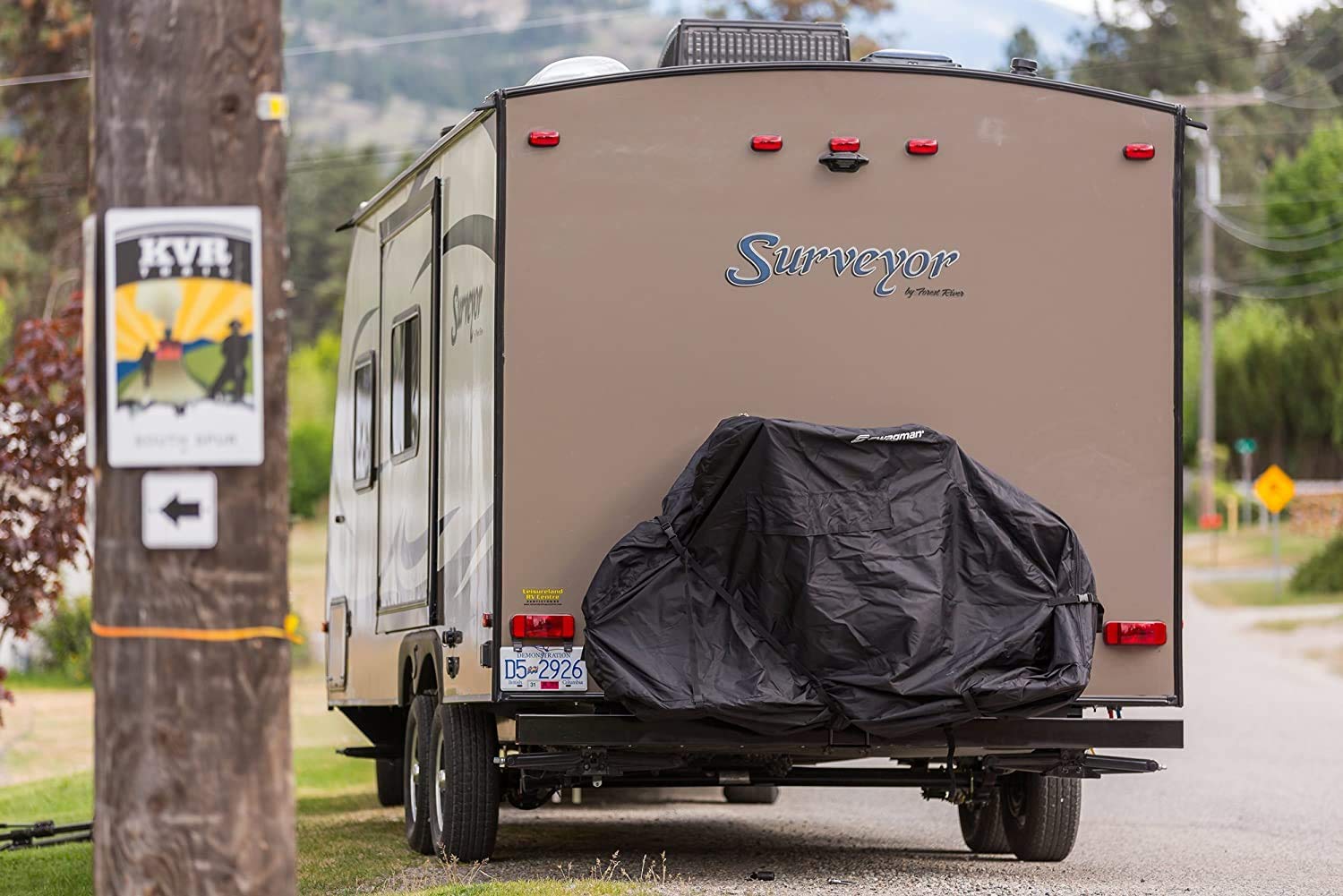Swagman Horizontal RV Bike Bag - Large Capacity for Two Bikes, Durable Black Storage for RV Travel | Perfect for Road Trips & Outdoor Adventures