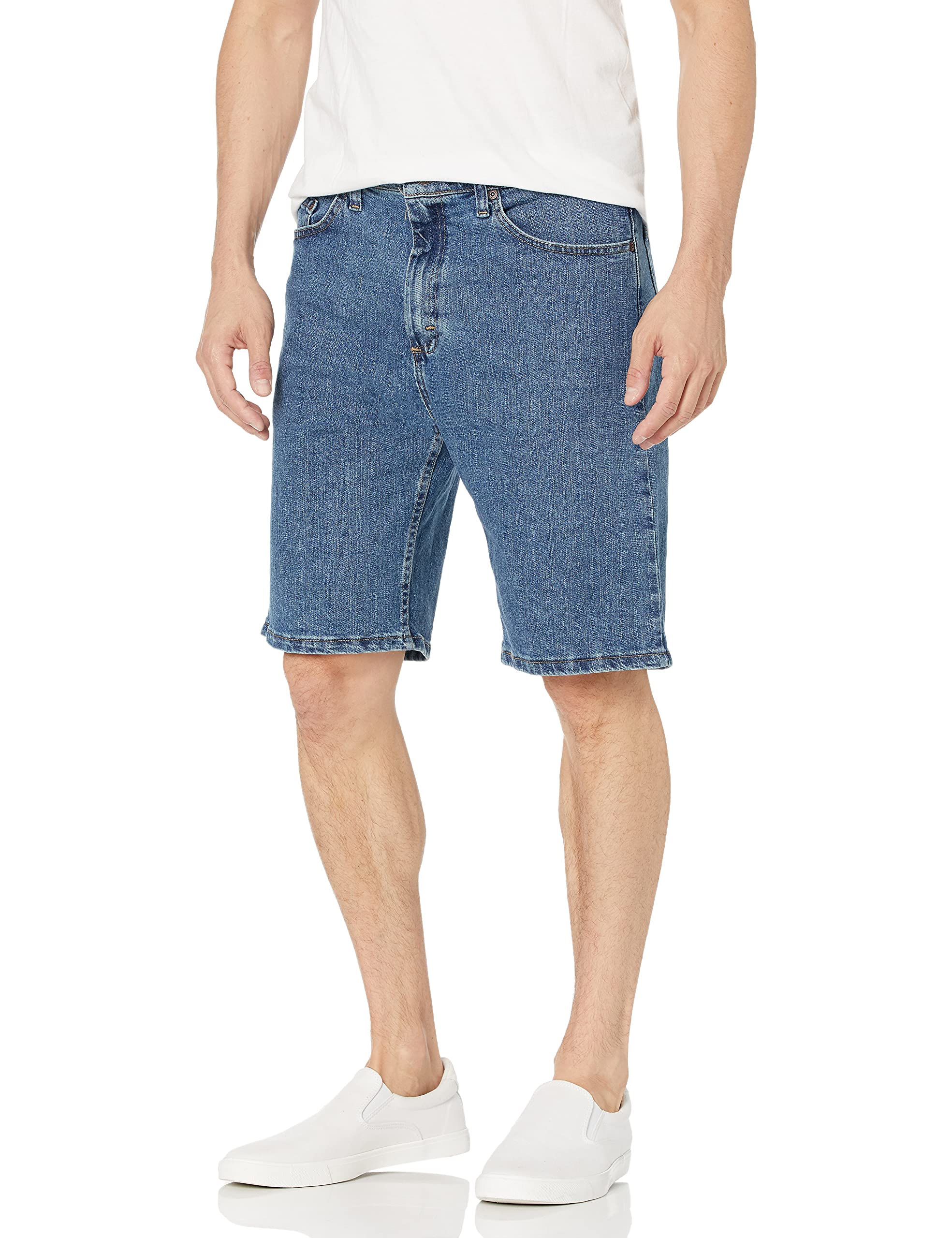 Wrangler Authentics Men's Comfort Flex Waistband Shorts - Stretchable & Breathable Casual Shorts for Outdoor Activities, Hiking, and Summer Wear
