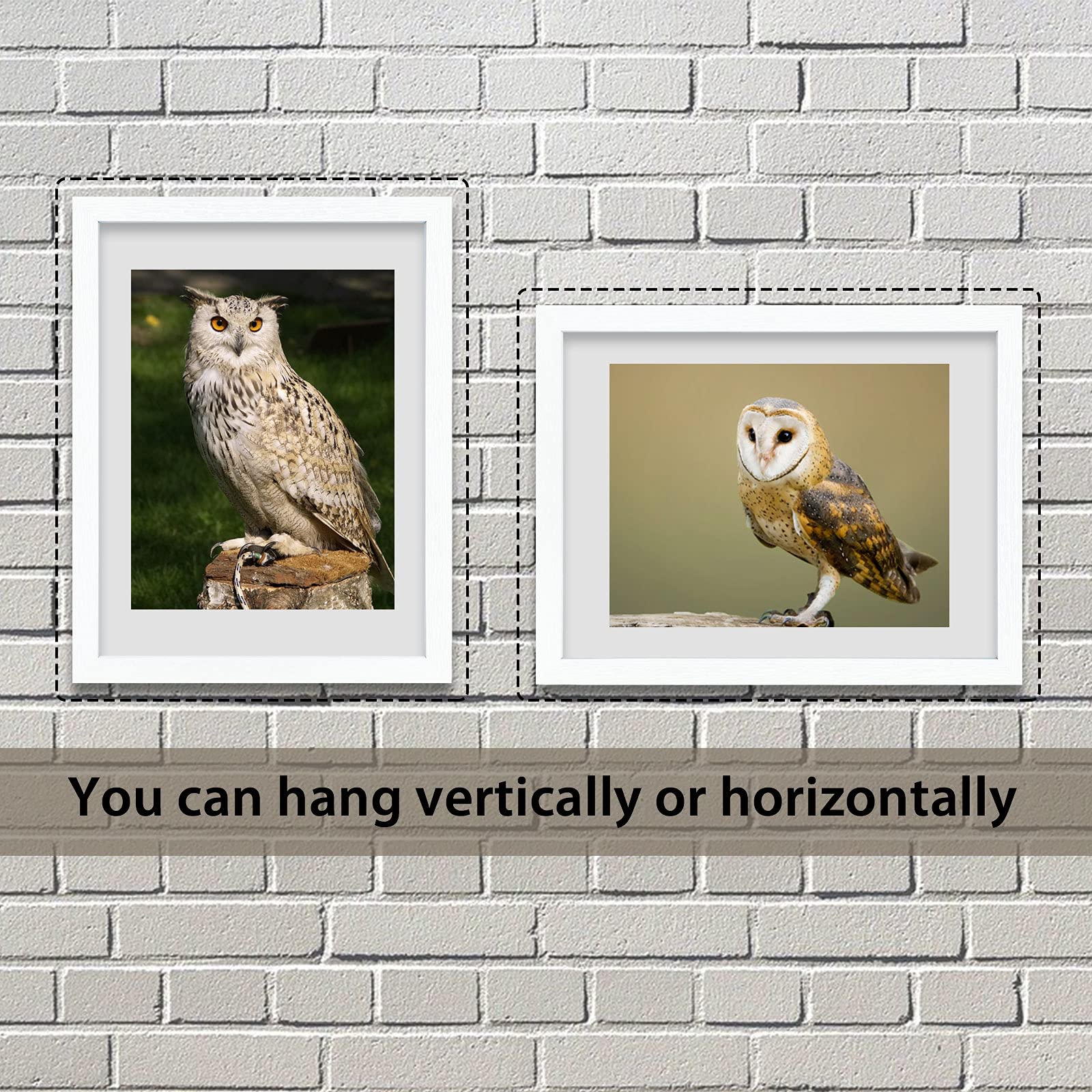 VCK 18x24 Poster Frames 3 Pack - White MDF Wood & Polished Plexiglass Picture Frames for Wall Art - Horizontal & Vertical Display - Perfect for Home Decor, Office, Gallery & School Projects