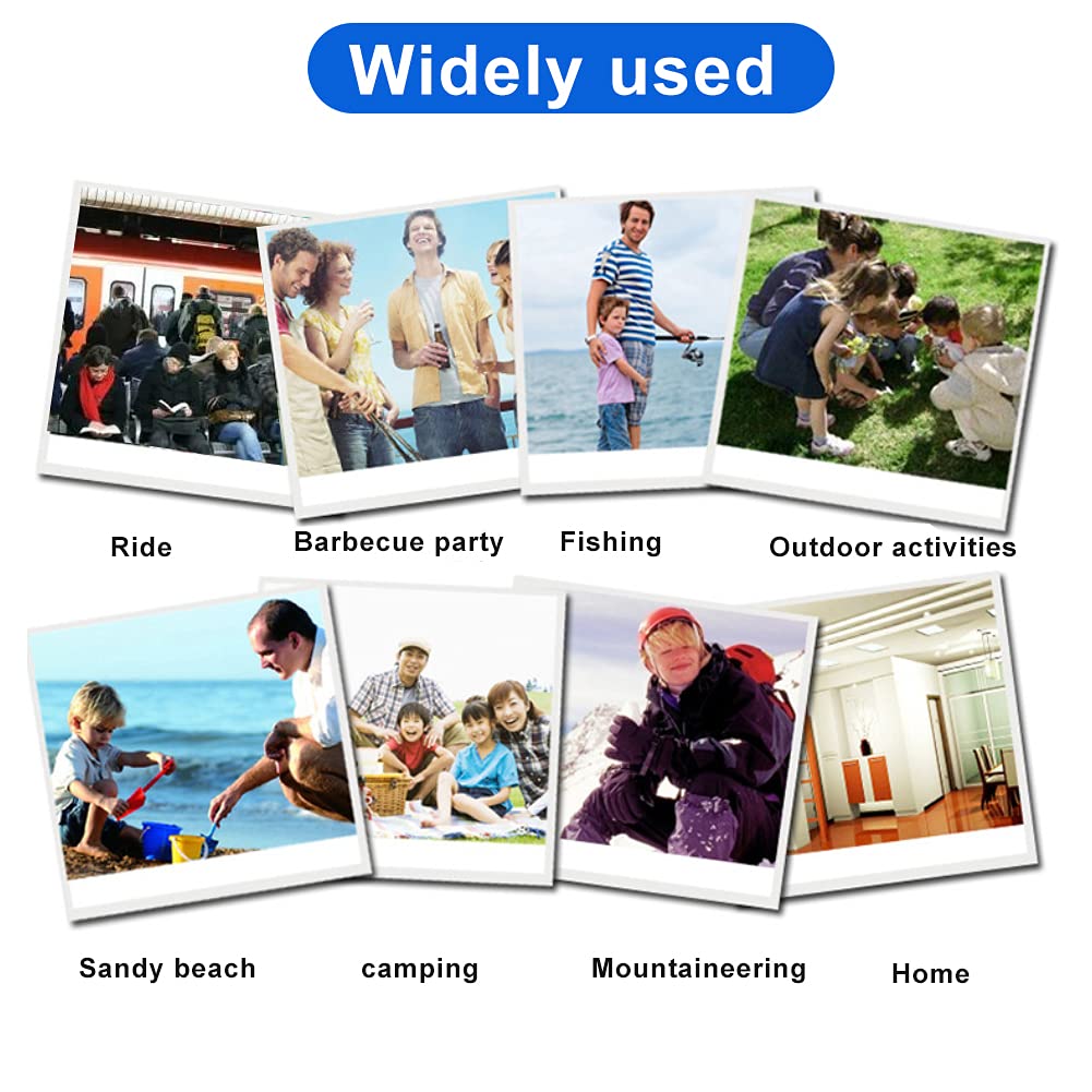 Portable Folding Camping Stool - Lightweight Outdoor Chair with 11.02