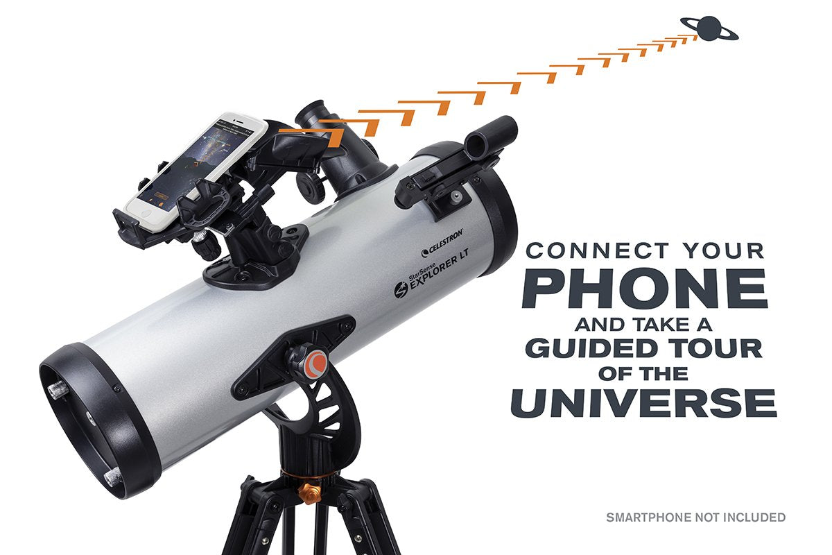 StarSense Explorer LT 114 Reflector Telescope - Smartphone App Controlled Astronomy for Beginners & Stargazing Enthusiasts | Perfect for Backyard Observation & Night Sky Exploration