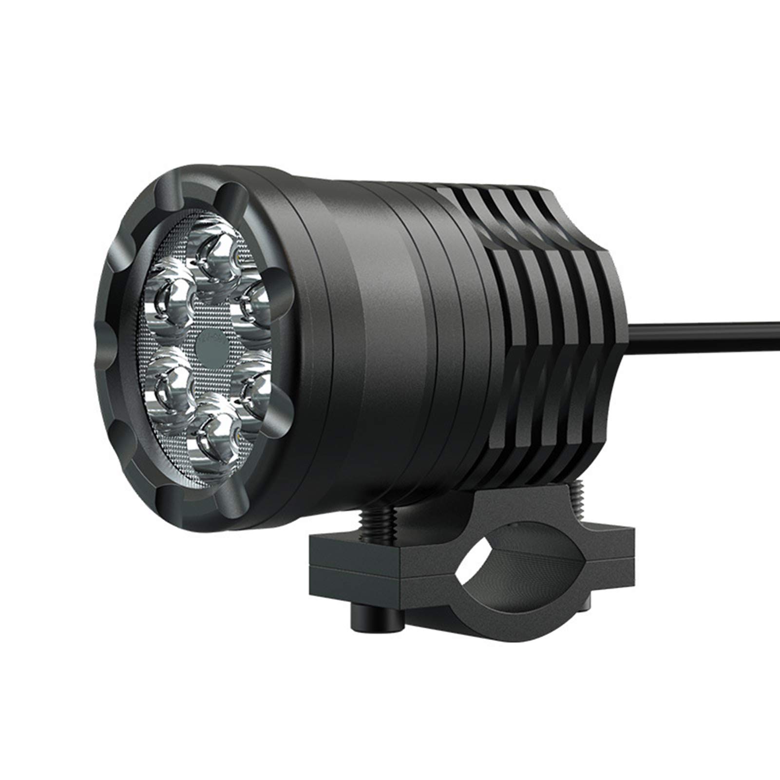 Fesjoy 30W LED Spotlight - Waterproof Super Bright Driving Light for Scooter, Motorcycle, Car (Universal Fit) - Perfect for Night Riding, Off-Road Adventures & Emergency Lighting