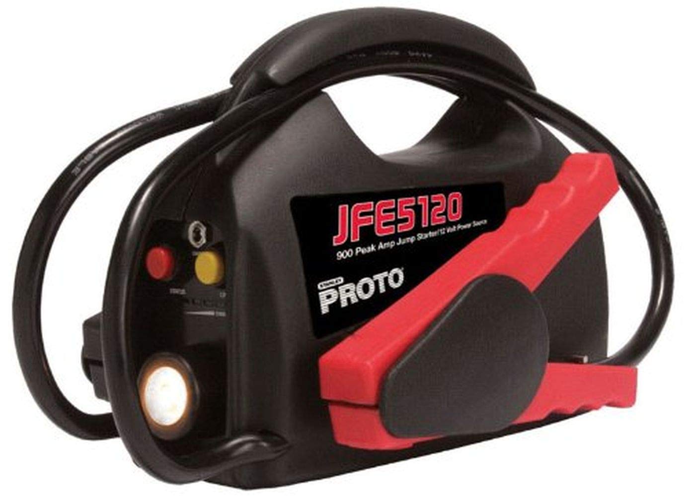 Stanley Proto JFE5120 900 Peak Amp Ultra-Portable Jump Starter - Compact Car Battery Booster for Emergency Roadside Assistance, Perfect for Trucks, SUVs, and Sedans