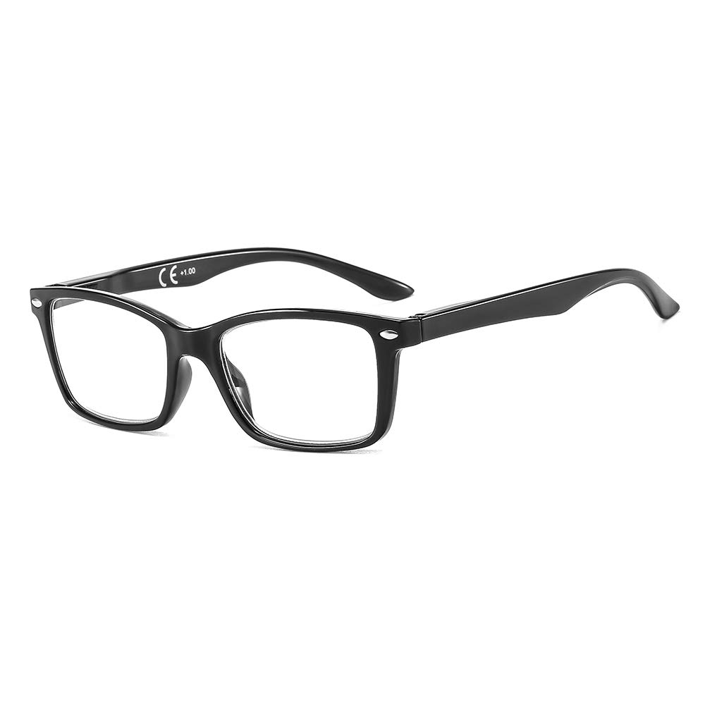 Suertree 3 Pack Reading Glasses for Men & Women - UV Protection, Anti-Glare, Spring Hinge Readers - Perfect for Office, Reading & Computer Use