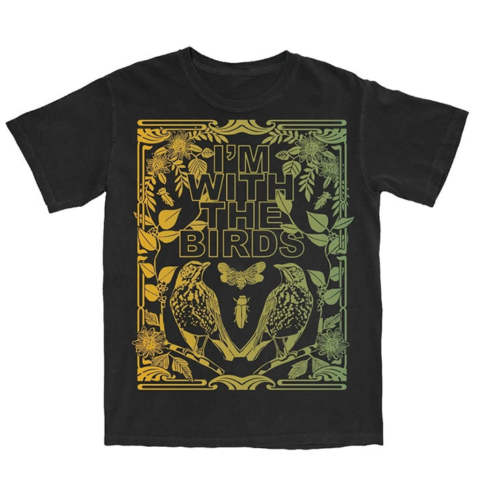 Bird Collective 'I'm With The Birds' Graphic T-Shirt - Soft Cotton Tee for Bird Lovers & Nature Enthusiasts - Perfect for Birdwatching, Outdoor Adventures & Casual Wear