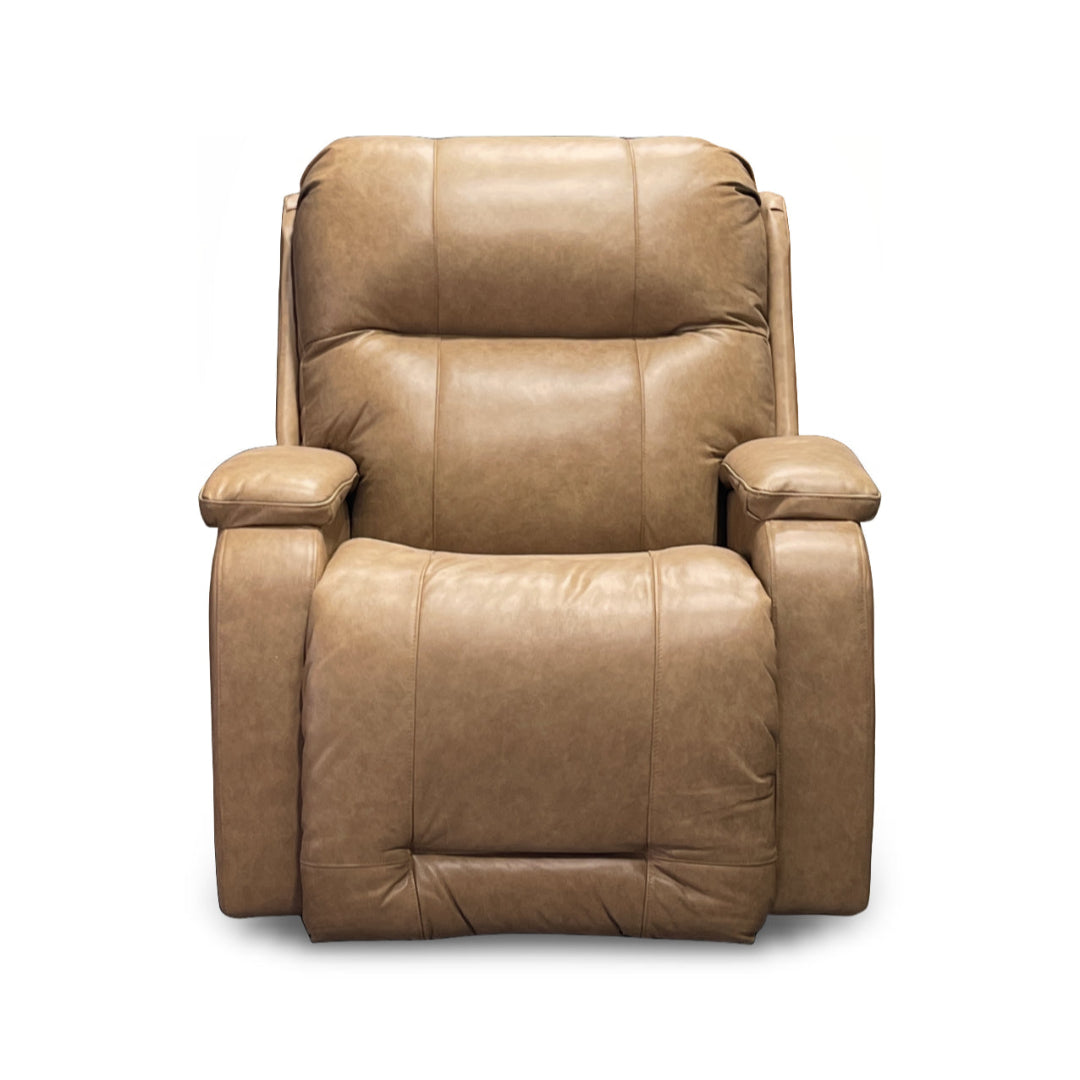 Maverly BeCozzi Power Recliner Chair - Electric Lift Recliner for Living Room, Elderly & Mobility Assistance - Comfortable Leather Massage Reclining Sofa with USB Charger & Cup Holders - Perfect for Home Theater, Nursing & Relaxation
