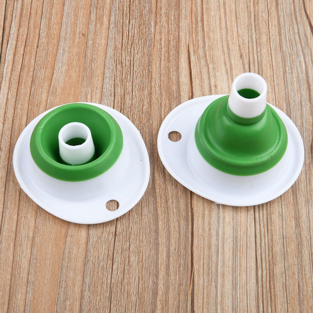 Mcles Collapsible Silicone Funnel - Foldable Kitchen Funnel for Canning, Liquid Transfer & Water Bottles | Food Grade Safe | Perfect for Home Brewing, Cooking Oils & DIY Projects
