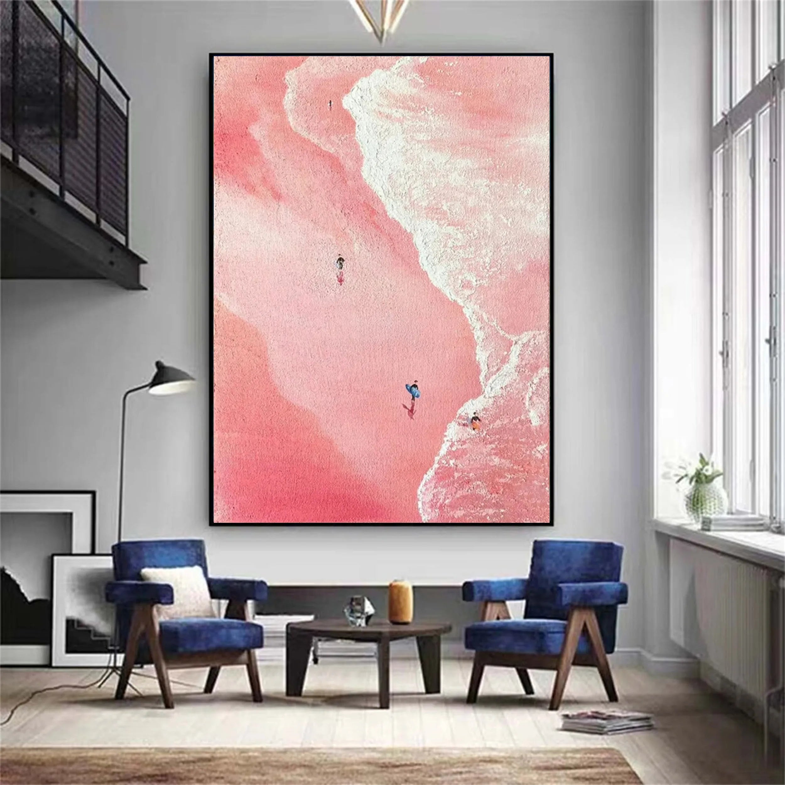 Ocean and Sky Painting #OS 136 - Stunning Seascape Wall Art for Home & Office Decor - Perfect for Living Room, Bedroom or Beach House