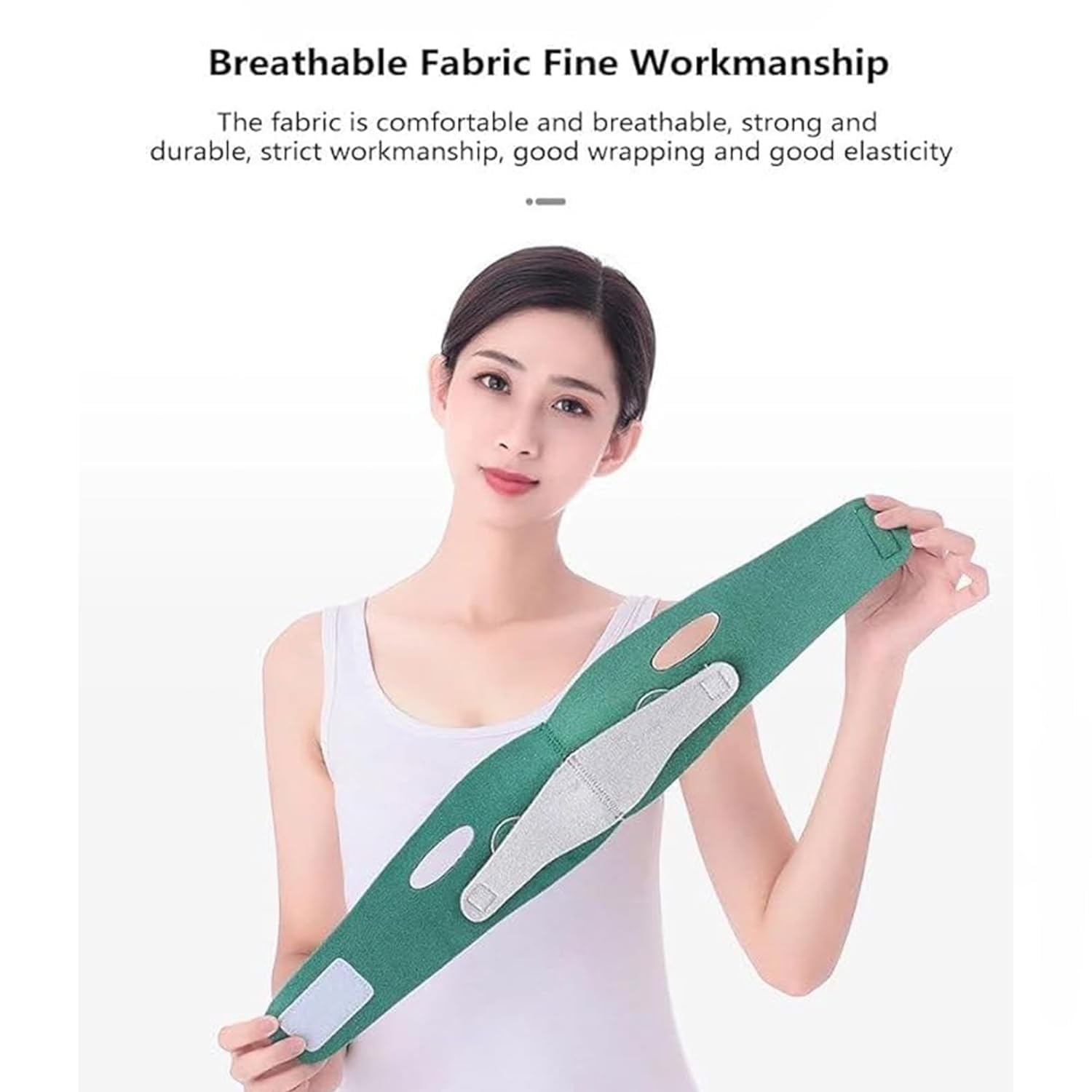 DIVUE V Face Mask - Double Chin Reducer & V-Line Lifting Belt | Anti-Wrinkle, Slimming & Firming Face Lift Band | Breathable Contouring Face Mask for Women & Men | Perfect for Daily Use, Yoga, Workout & Beauty Routine