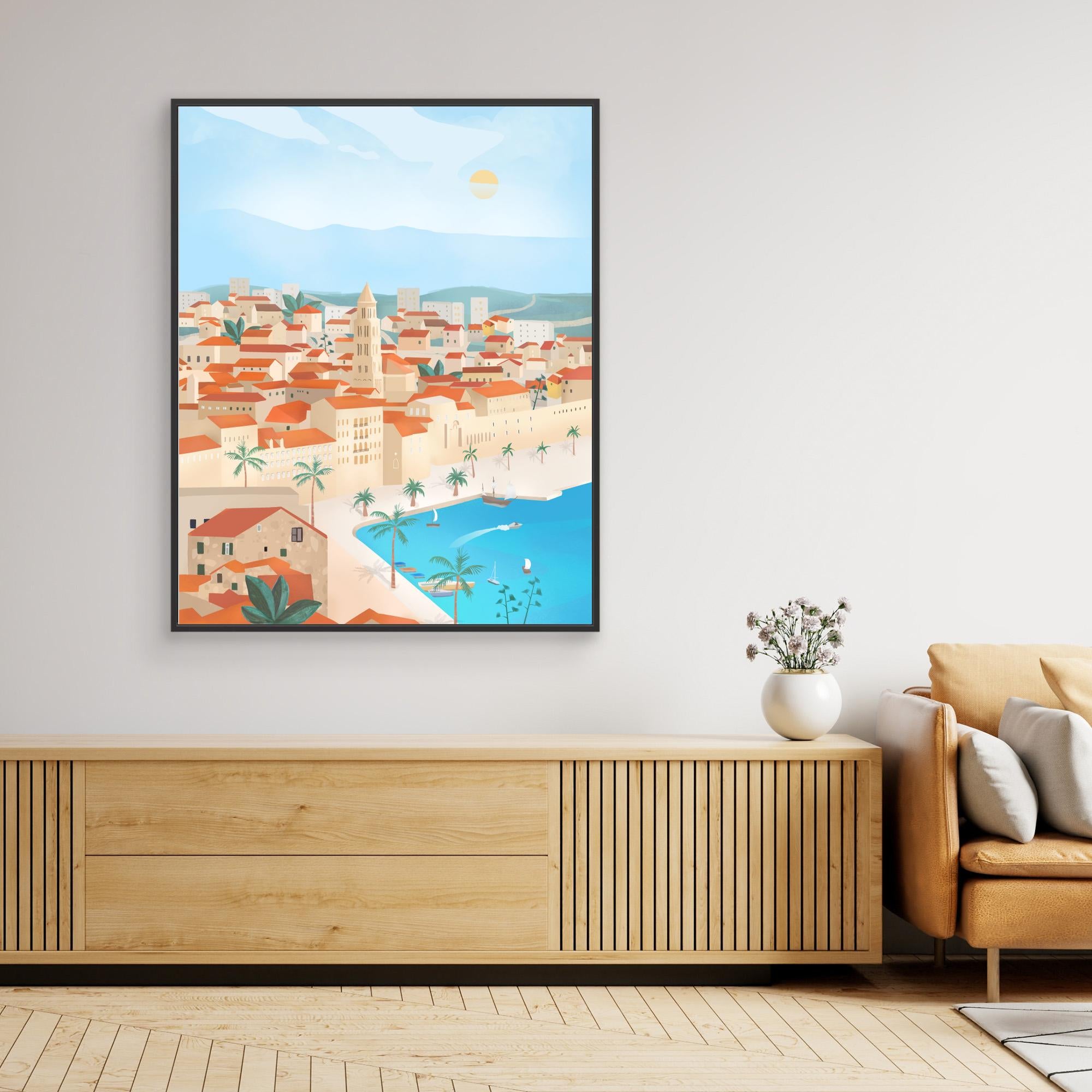 Stunning Canvas Print of Split, Croatia by Petra Lizde – Perfect for Home & Office Wall Decor