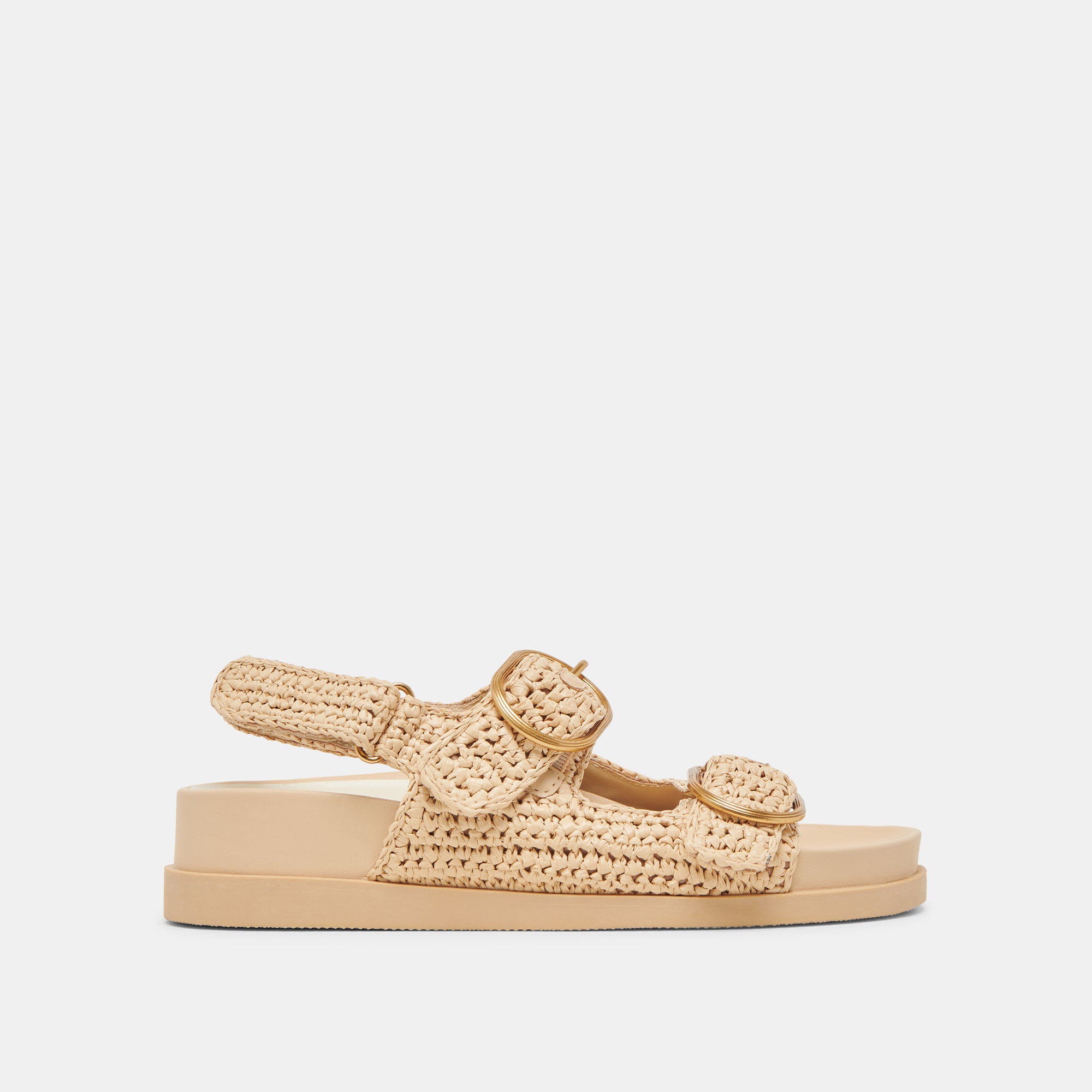 STARLA Women's Crochet Knit Sandals - Breathable Natural Fiber Summer Beach Shoes for Walking, Travel & Casual Outfits