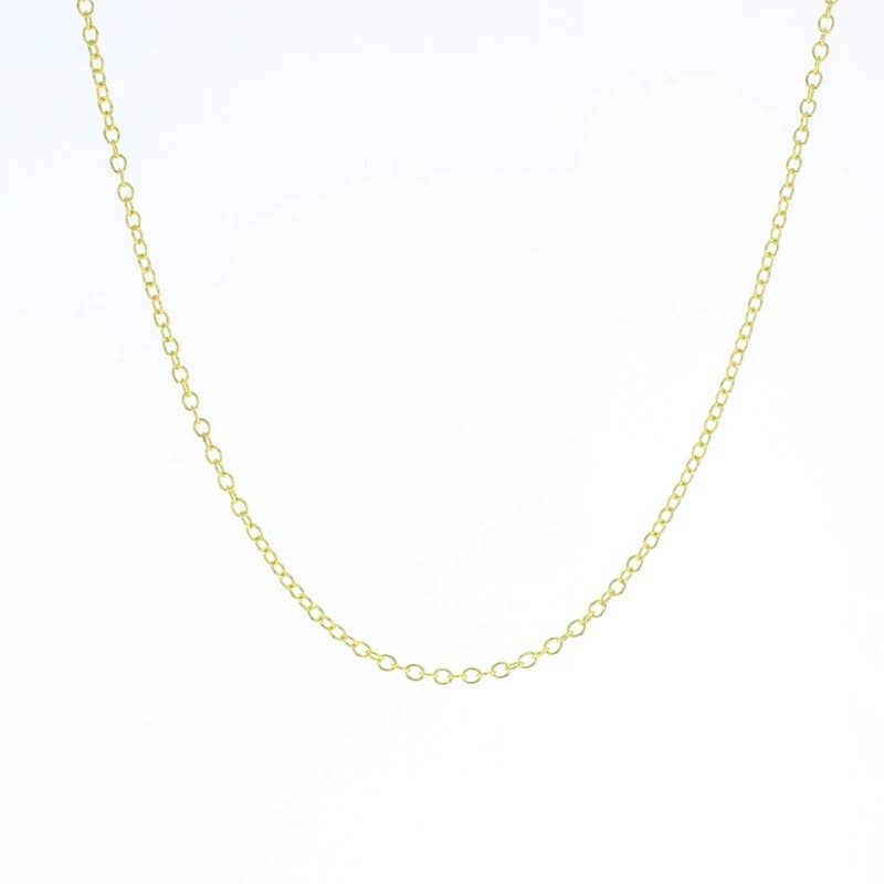 Lotus Jewelry Studio 14K Gold Cable Chain Necklace for Women - Dainty Layering Chain, Gift for Her | Perfect for Everyday Wear, Layering & Special Occasions