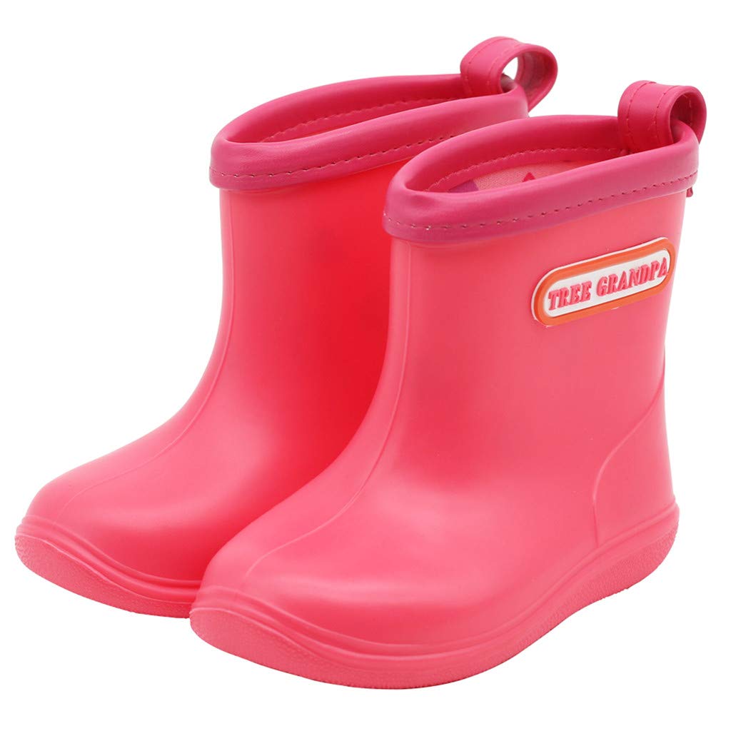 Toddler Rain Boots - Waterproof Lightweight Baby Rain Shoes for Boys & Girls | Easy On/Off for Outdoor Play, Puddle Jumping & Rainy Day Adventures