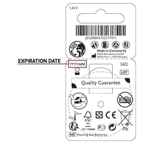 Power One Size 312 Hearing Aid Batteries - Mercury Free, 60 Pack - Long Lasting Zinc Air Batteries for Hearing Devices, Perfect for Travel & Daily Use