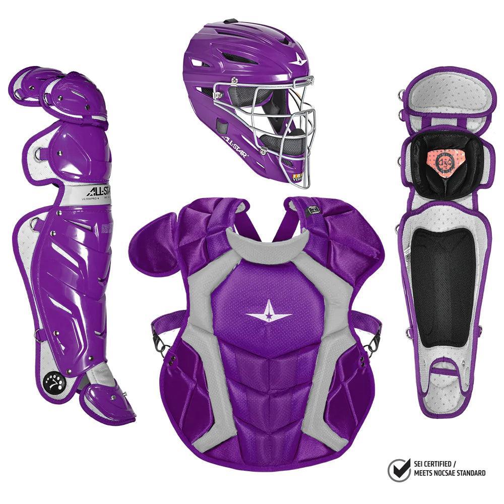 All Star S7 Adult Pro Catcher's Kit - NOCSAE Approved Baseball Gear (CKCCPRO1) | Perfect for Professional & Amateur Catchers - Game & Practice Use