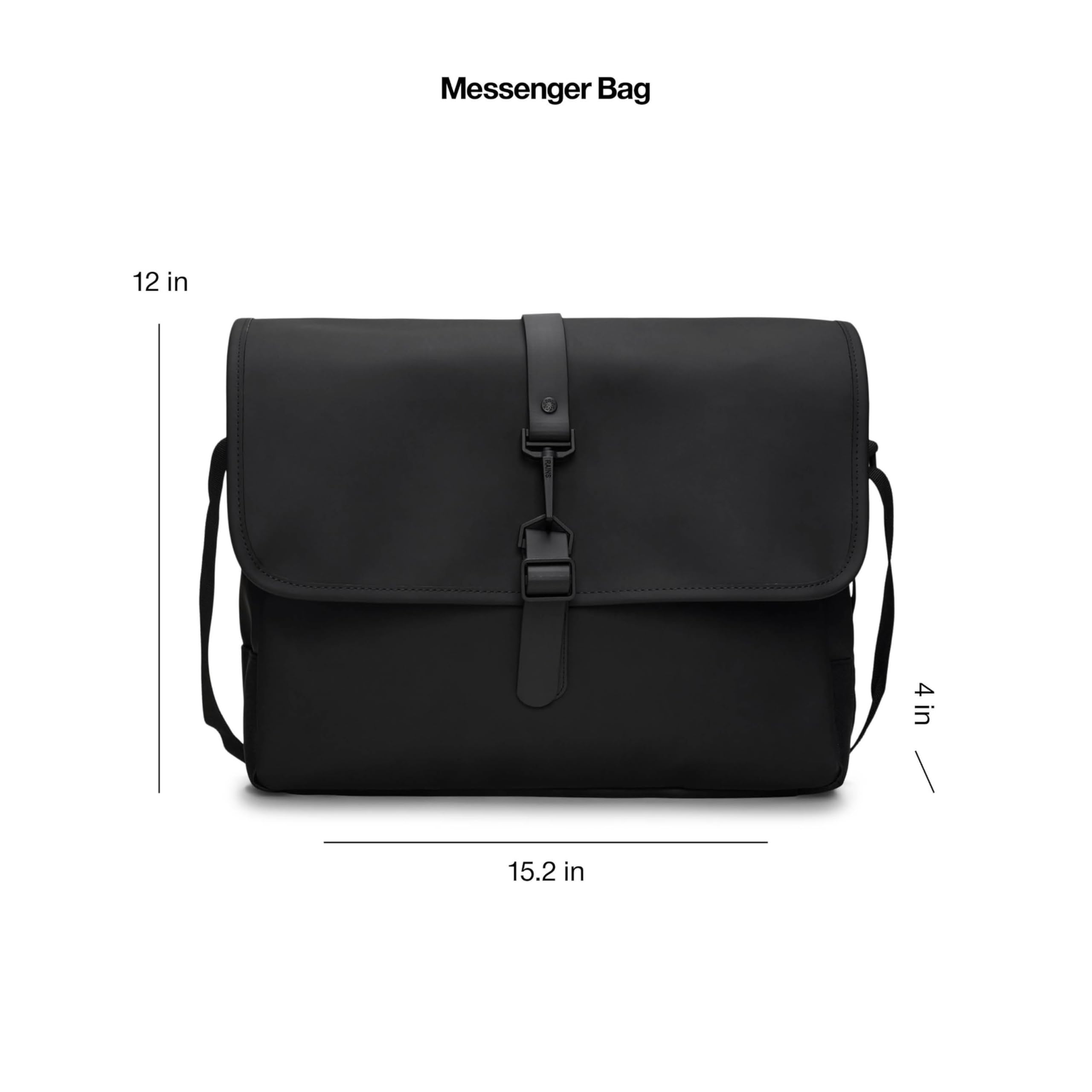 RAINS Messenger Bag for Men & Women - Waterproof Laptop Bag Fits 16