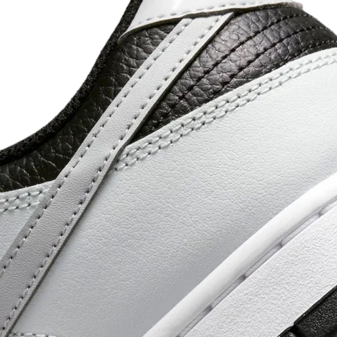 Nike Dunk Low Sneakers - Black, Photon Dust, Volt & White Colorway | Men's & Women's Casual Shoes for Streetwear & Everyday Wear