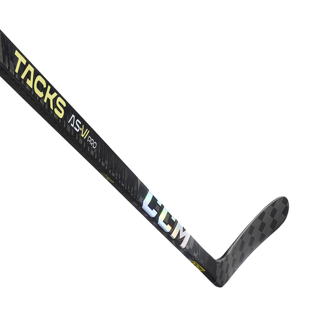 CCM Tacks AS6 Pro Junior Ice Hockey Stick - Lightweight Composite Hockey Stick for Youth Players - Perfect for Practice, Games & Training