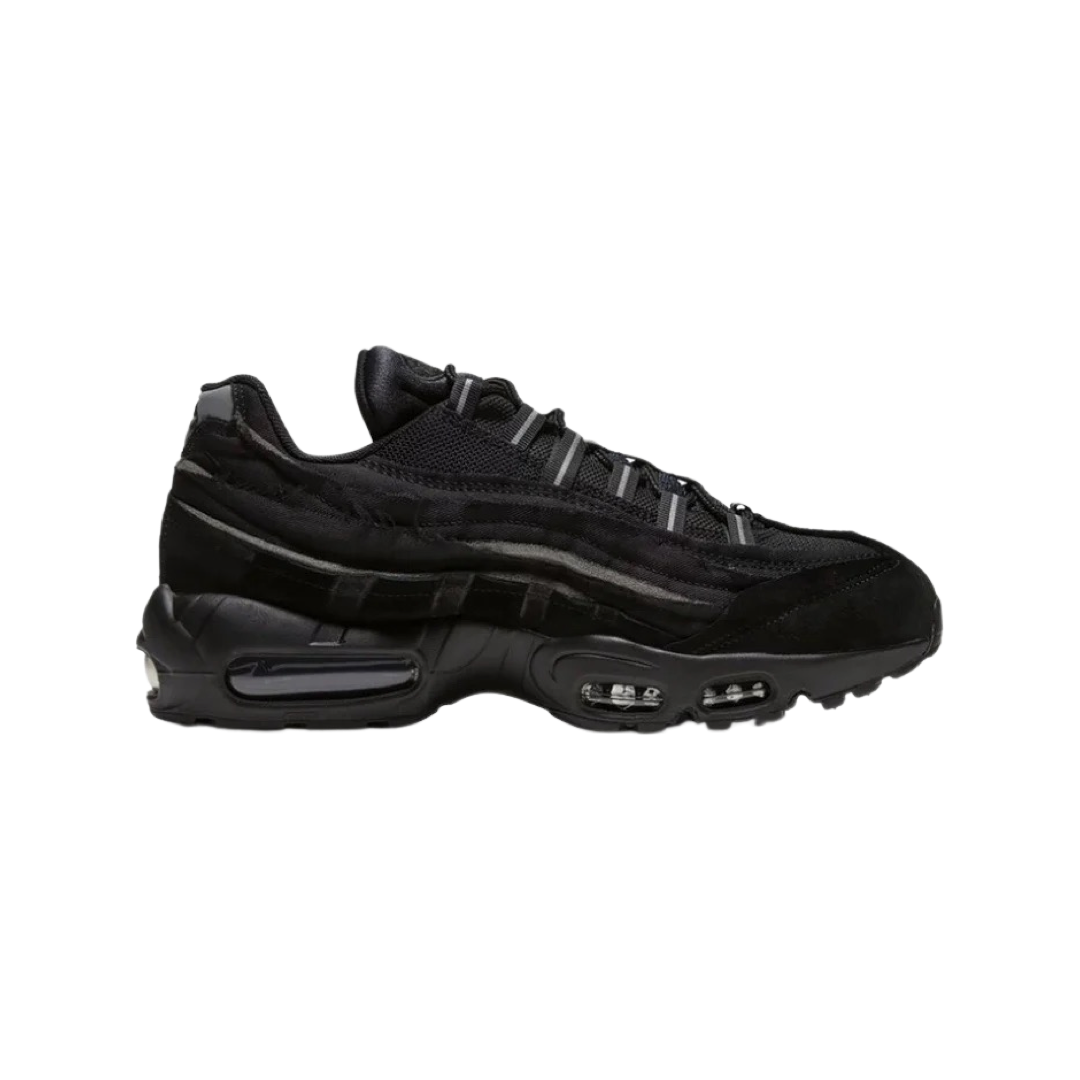 Nike Air Max 95 X Comme Des Garcons Black Sneakers - Men's/Women's Fashion Running Shoes for Casual Wear & Street Style
