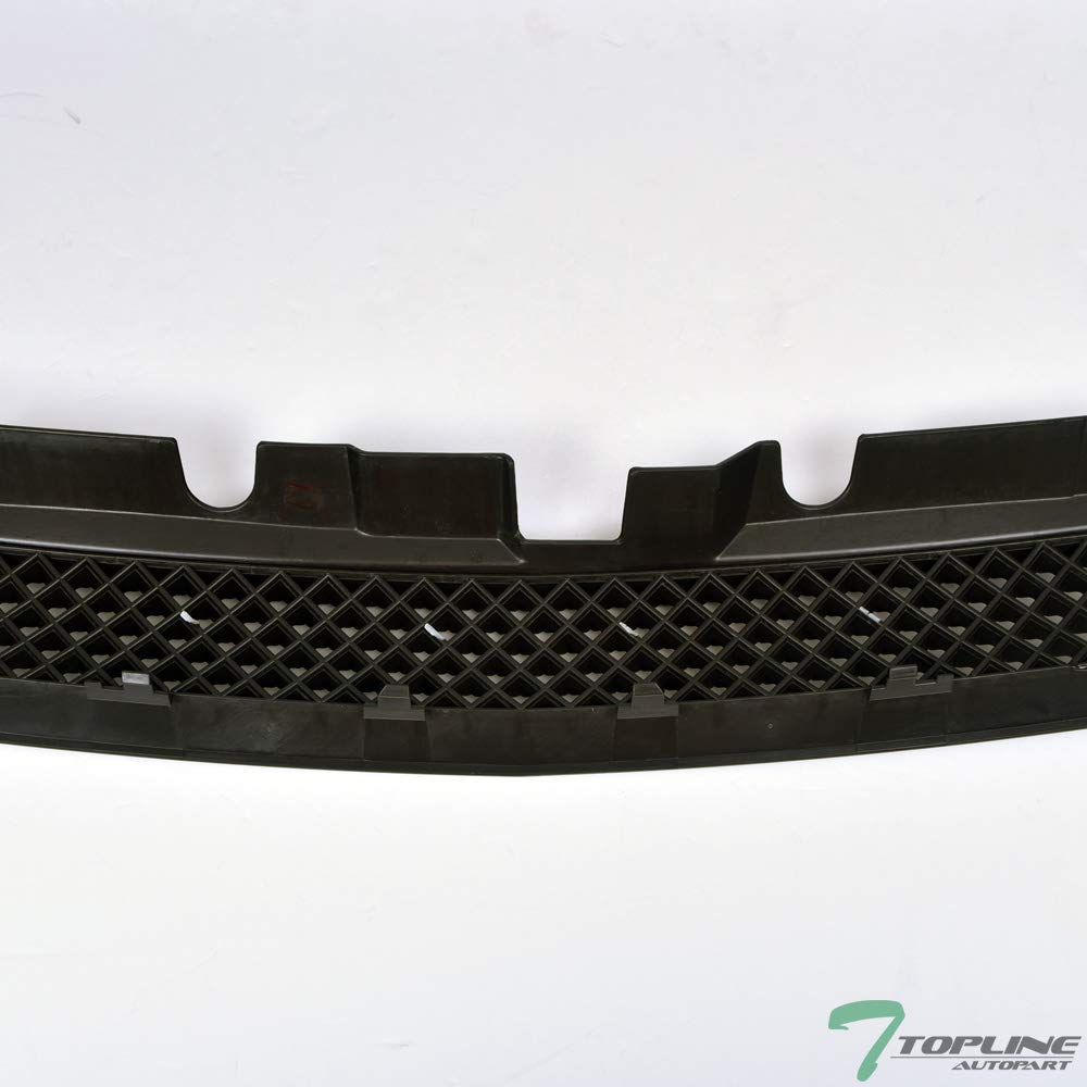 2006-2013 Chevy Impala & 2014-2016 Limited & 2006-2007 Monte Carlo Matte Black Mesh Front Bumper Grill Replacement | Durable ABS Plastic | Easy Installation | Enhances Vehicle Appearance | Perfect for Car Upgrades & Customization