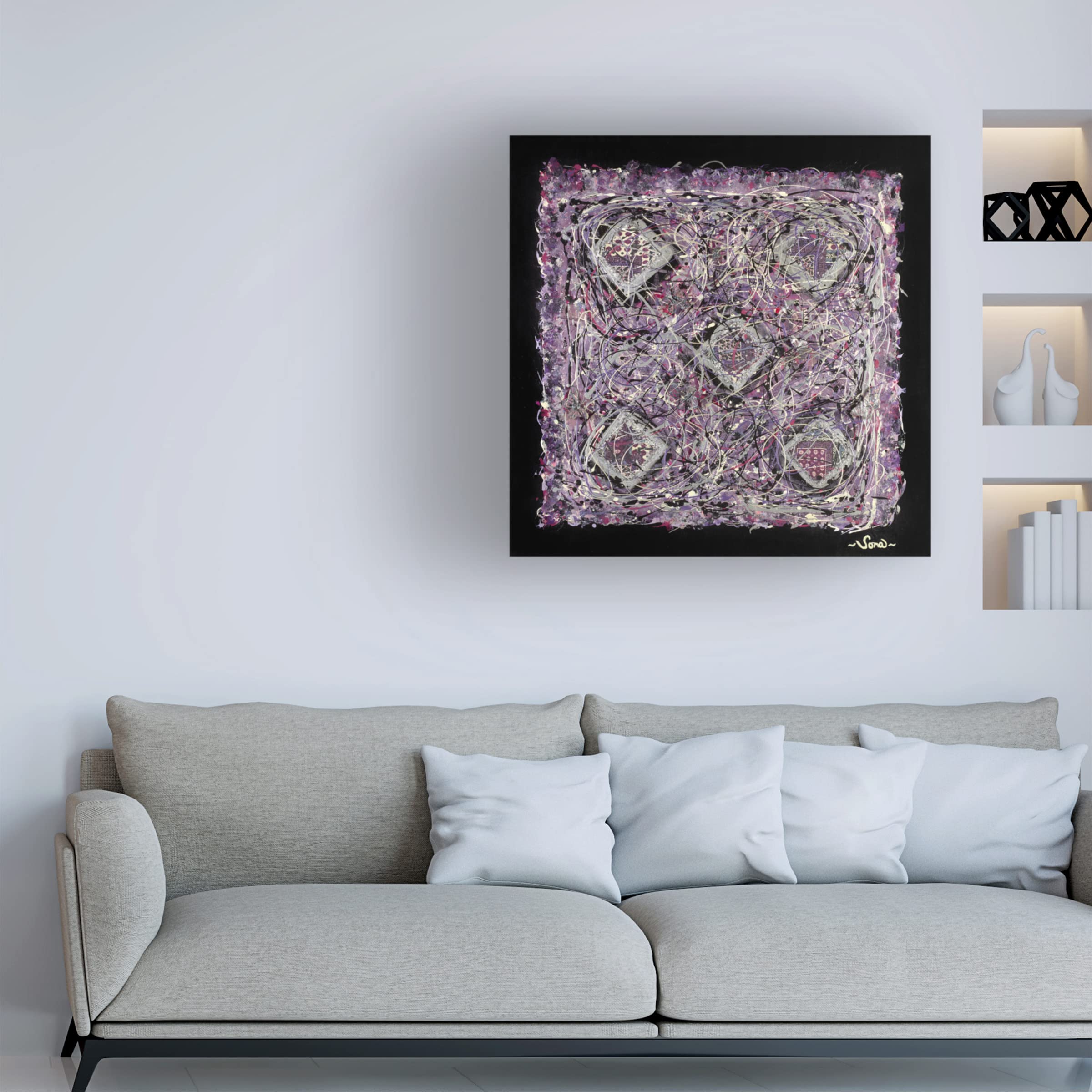 Trademark Fine Art 'Enigma of Euryphreasa' Canvas Wall Art by Sona - Premium Gallery Wrapped Painting for Living Room, Bedroom & Office Decor