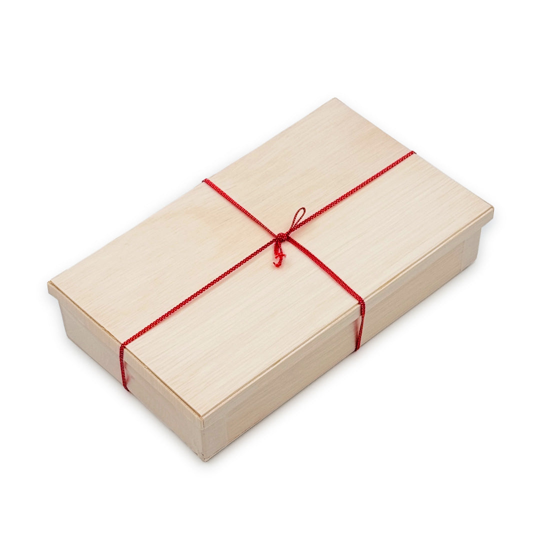 Eco-Friendly Coco Wooden Rectangular Takeout Bento Box with Lid - Medium Size 7.5