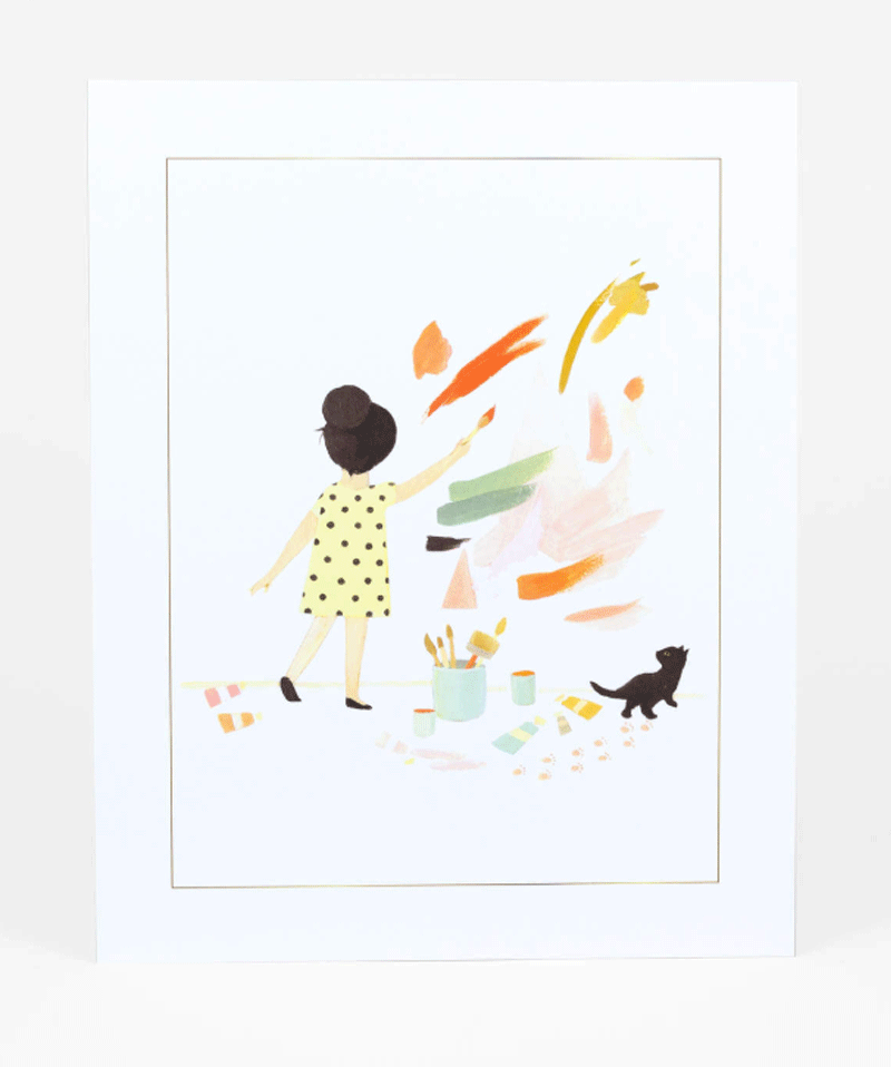 Dream World Print by Emily Winfield Martin - Whimsical Fantasy Wall Art for Nursery, Bedroom & Home Decor