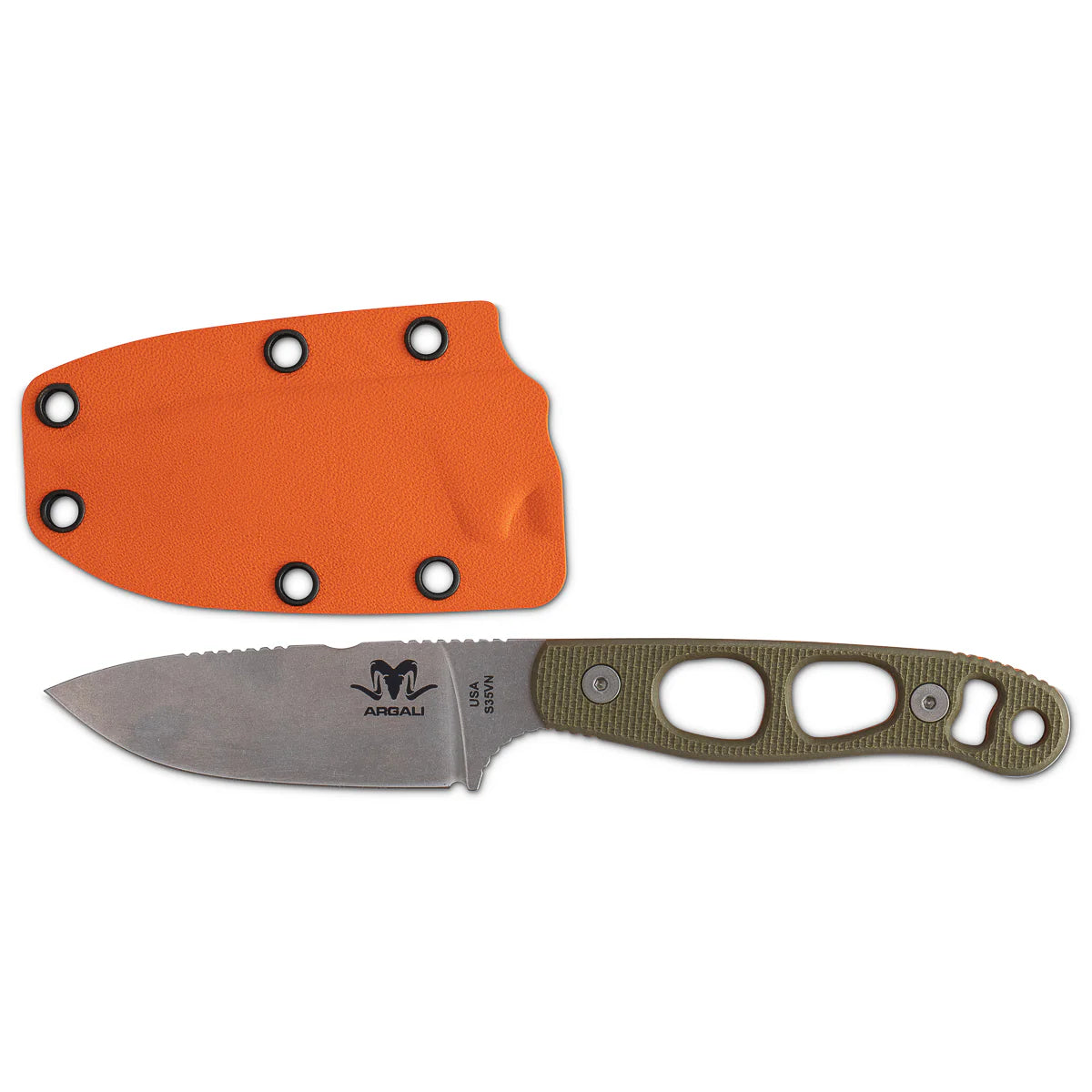 Argali Serac Knife - Premium Outdoor Survival Knife for Camping, Hiking & Hunting - Durable Stainless Steel Blade with Ergonomic Grip