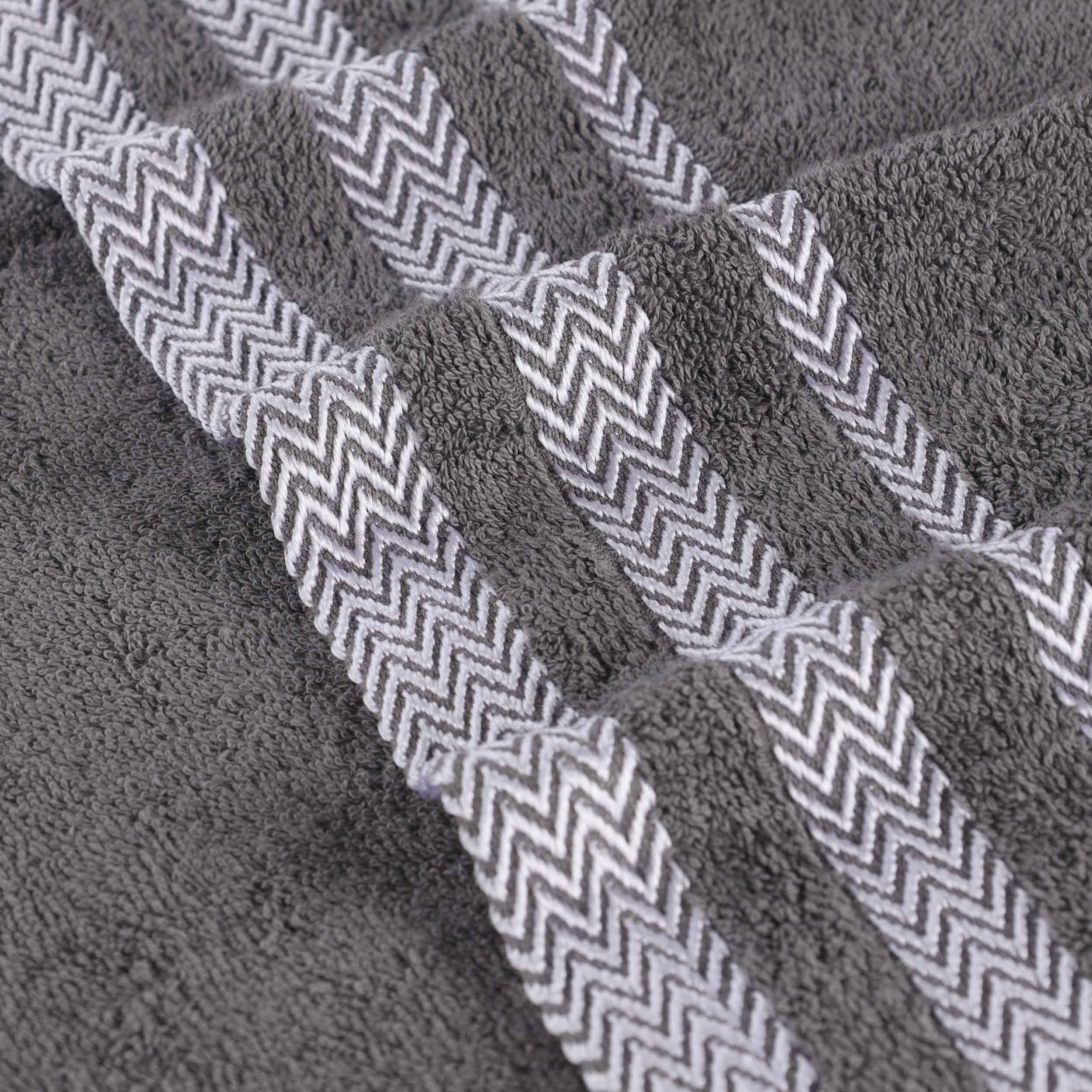 Premium 6-Piece Cotton Towel Set - Medium Weight, Soft & Absorbent - Perfect for Bath, Spa, Gym & Guest Bathrooms