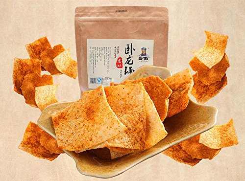 Crispy Rice Crust Snacks - Authentic Five Spice Flavor (400g/14.11oz) | Traditional Chinese Childhood Treat | Perfect for School Lunches, Movie Nights & Asian Snack Platters
