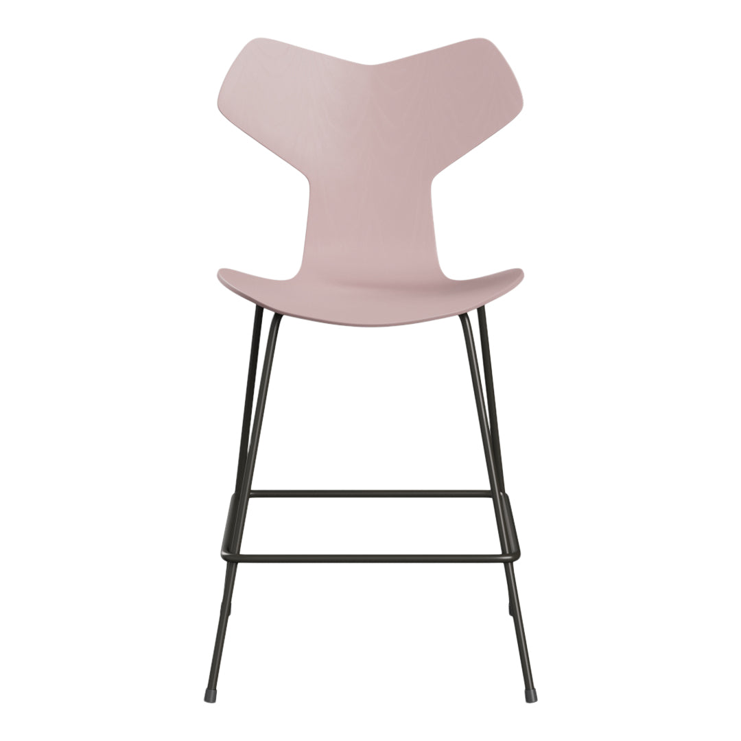 Grand Prix Counter Chair 3138 - Modern Bar Stool with Swivel Seat for Kitchen Island, Breakfast Bar & Home Decor - Adjustable Height & Comfortable Back Support