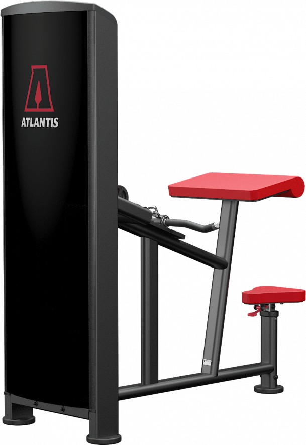 ATLANTIS Seated Horizontal Biceps Curl Machine - Professional Gym Equipment for Arm Strength Training - Perfect for Home & Commercial Gyms