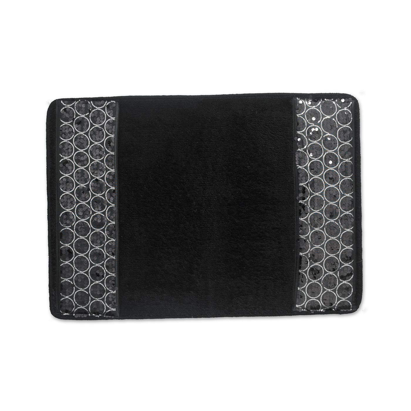 13-Piece Luxury Bathroom Accessories Set - Includes Shower Curtain, Towel Sets & Bath Mat (Black) - Perfect for Modern Bathroom Decor & Spa-Like Experience