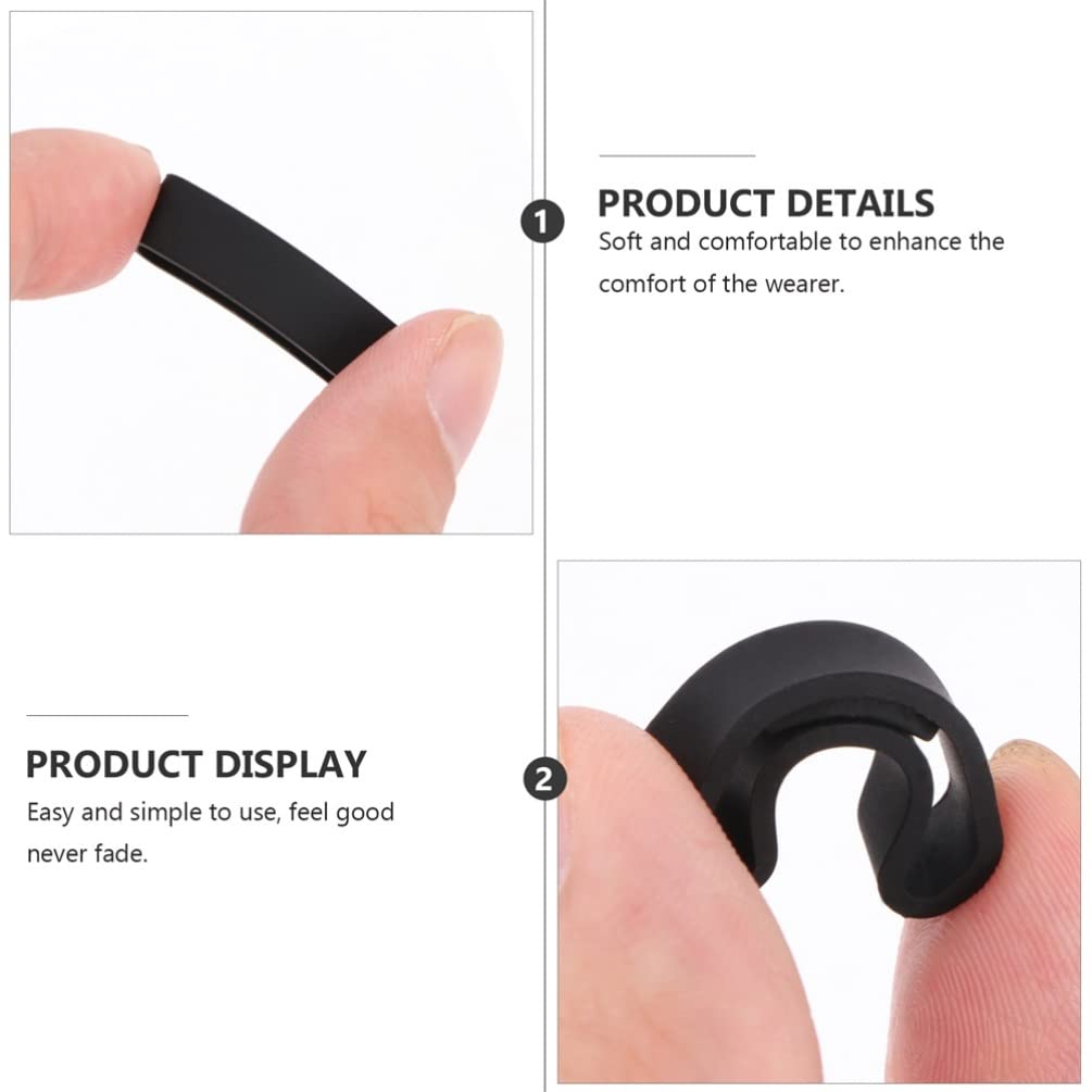 Hemobllo 6-Pack Watch Strap Buckle Fastener Rings - Durable Watch Band Holder & Retainer for Secure Fit - Replacement Watch Strap Loop Keeper for Men & Women - Perfect for Sports, Work & Everyday Use