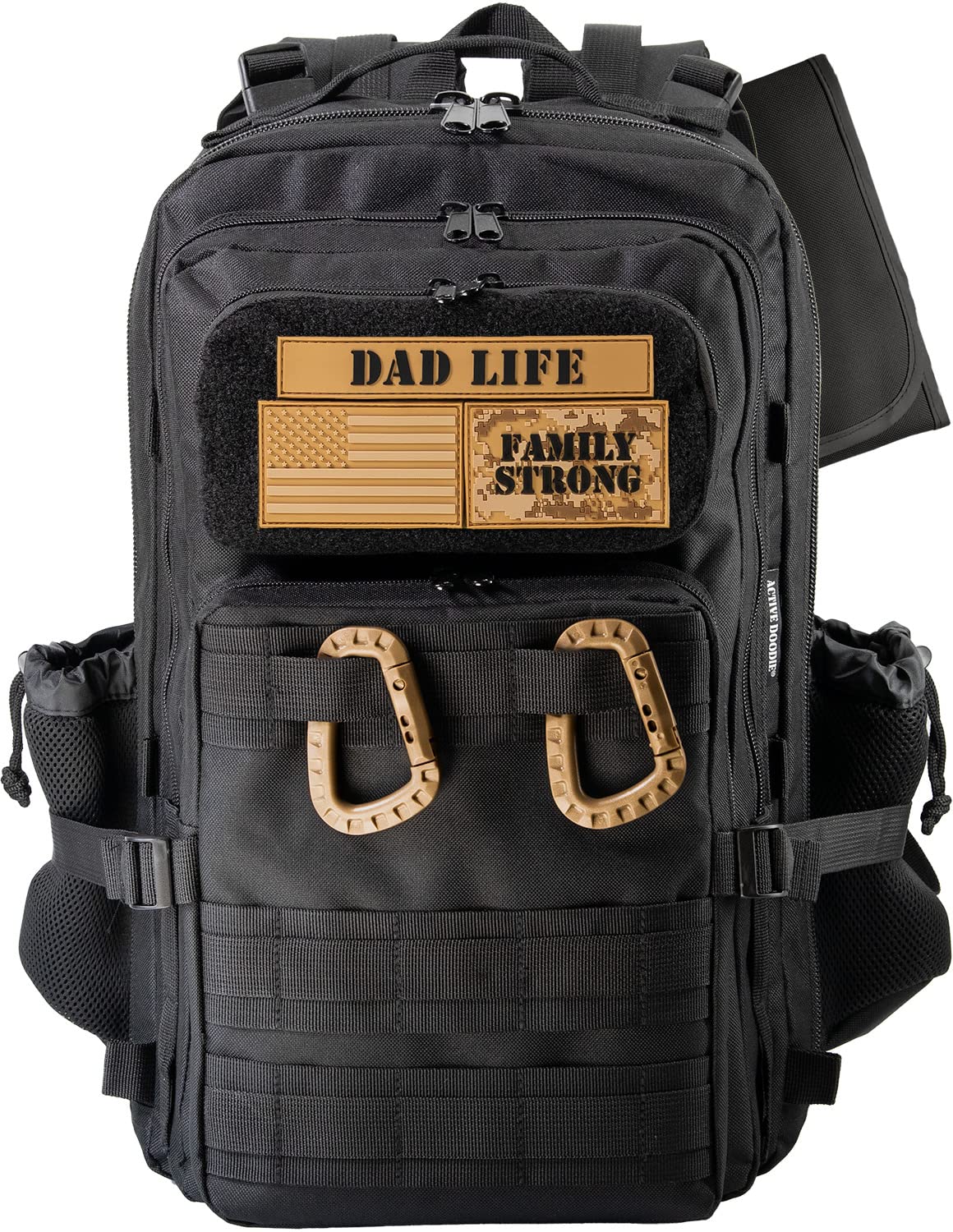 ActiveDoodie Men's Diaper Backpack - Waterproof Baby Changing Bag for Dads with Insulated Bottle Pockets & Stroller Straps | Perfect for Parenting, Travel, and On-the-Go Family Adventures