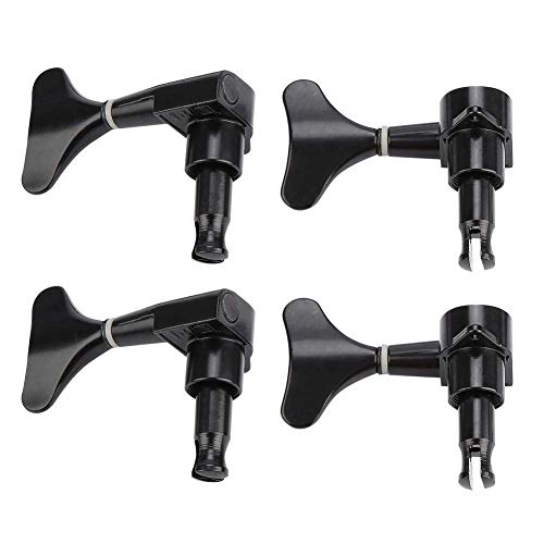 VBESTLIFE 2L 2R Electric Bass Machine Heads - Sealed Bass Guitar Tuners & Tuning Pegs for Precision String Tuning | Perfect for Electric Bass Guitar Maintenance & Performance Upgrades