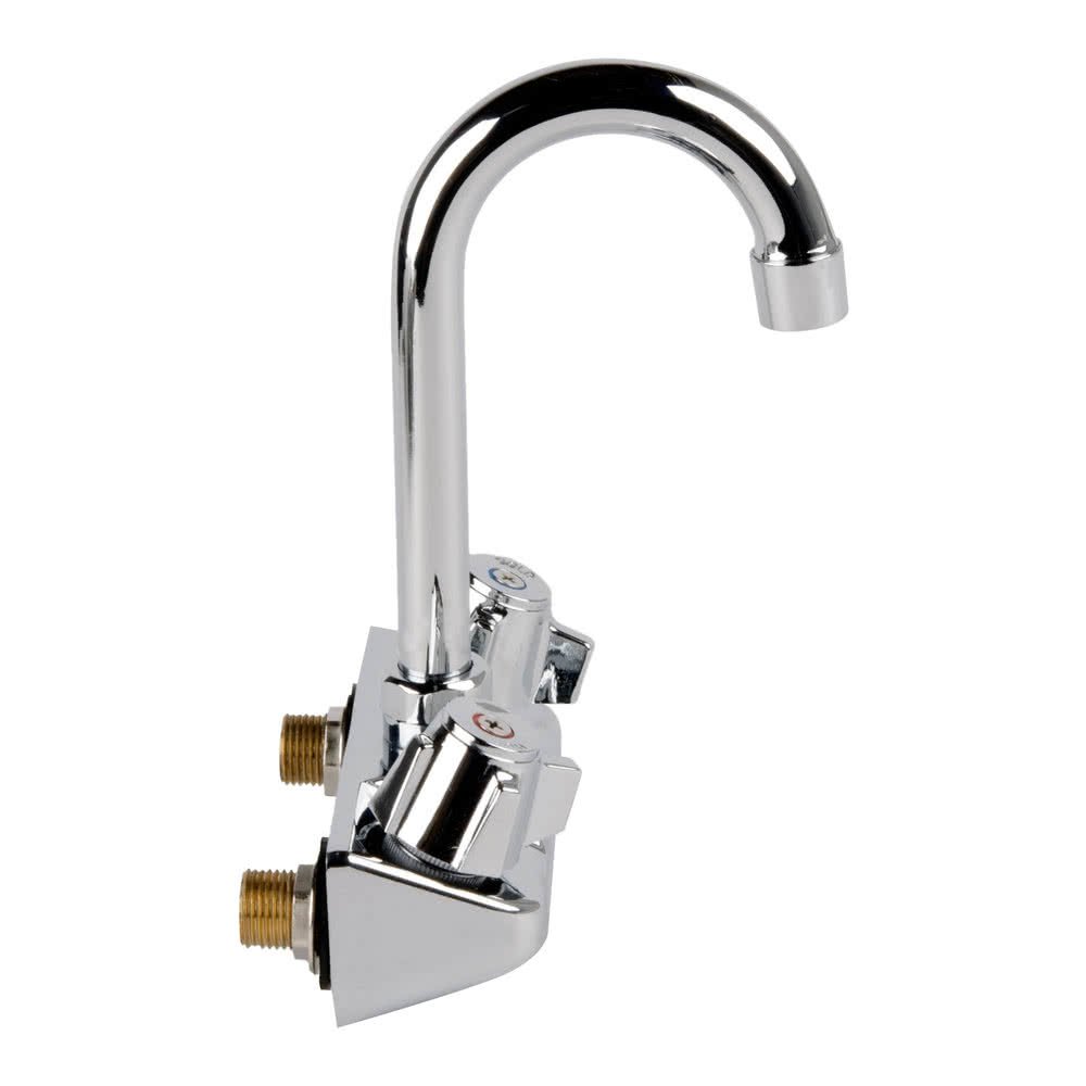 Royal Industries Hand Sink Replacement Faucet - Durable Stainless Steel Commercial Faucet for Restaurants, Hospitals & Public Restrooms